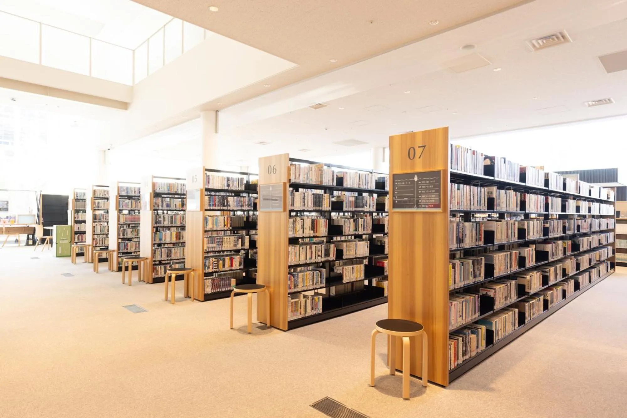 Library in Tsukino HOTEL