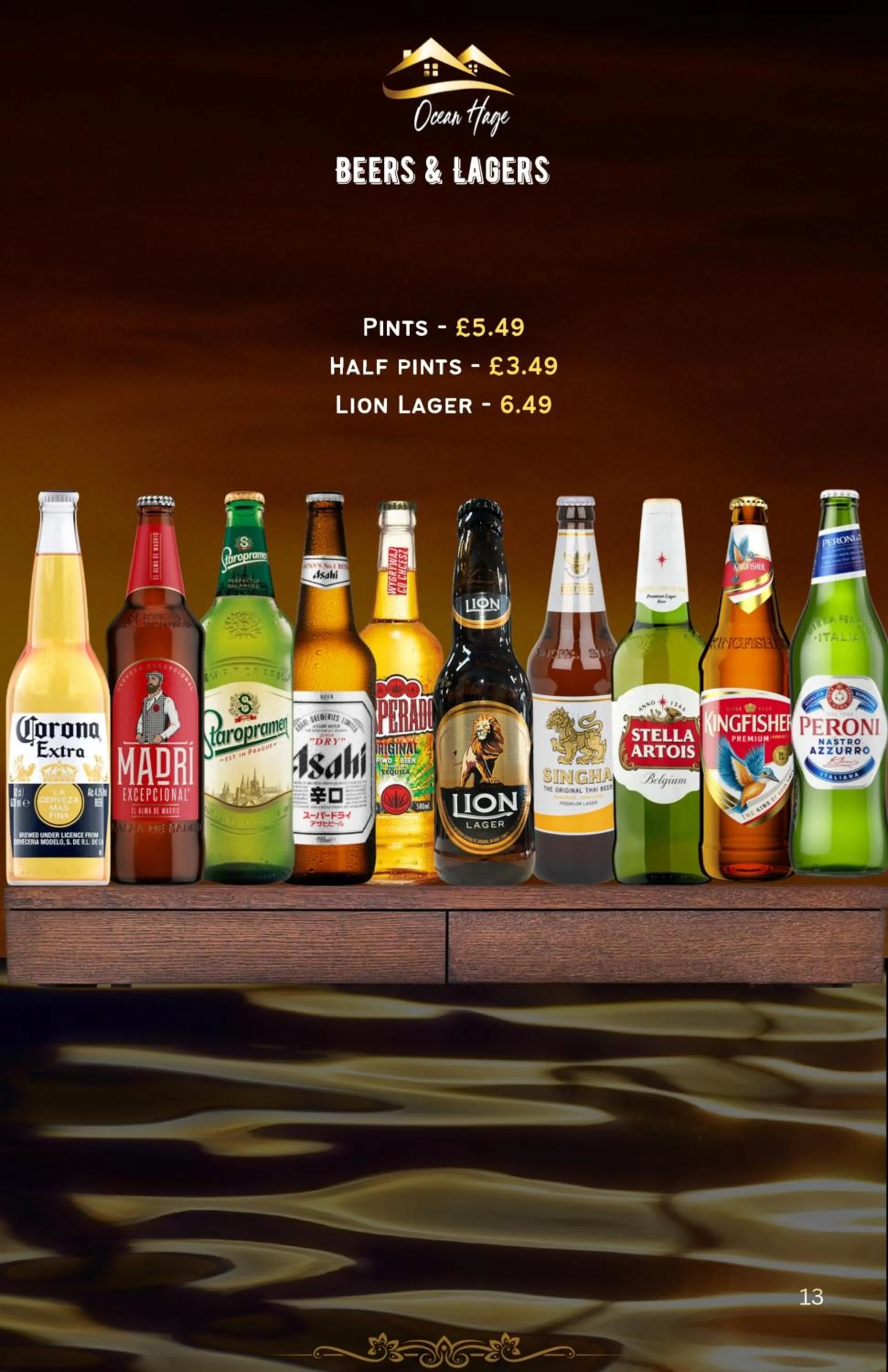 Food and drinks in Ocean Haze Hotel