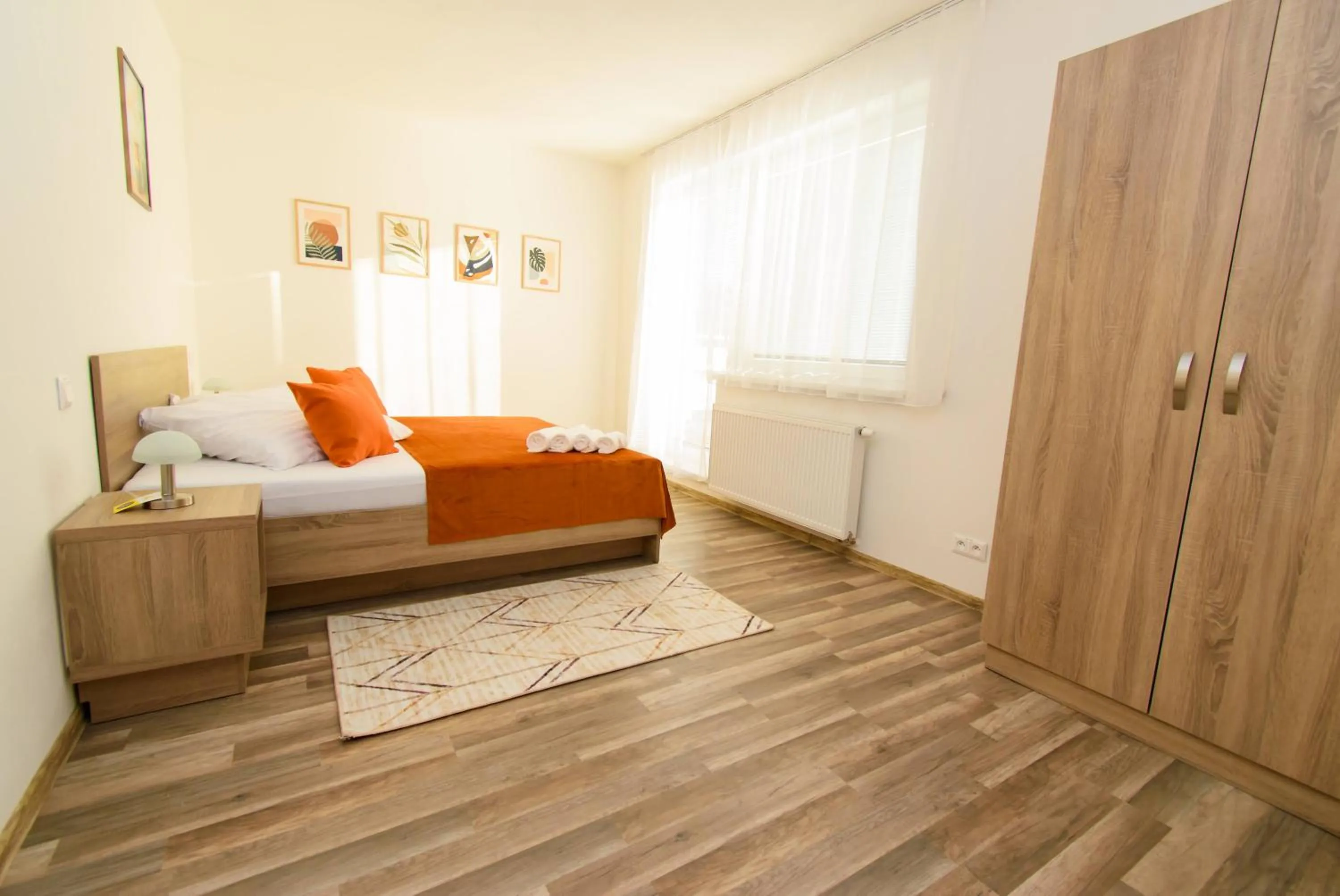 Bed in Solid Gold Garni Hotel