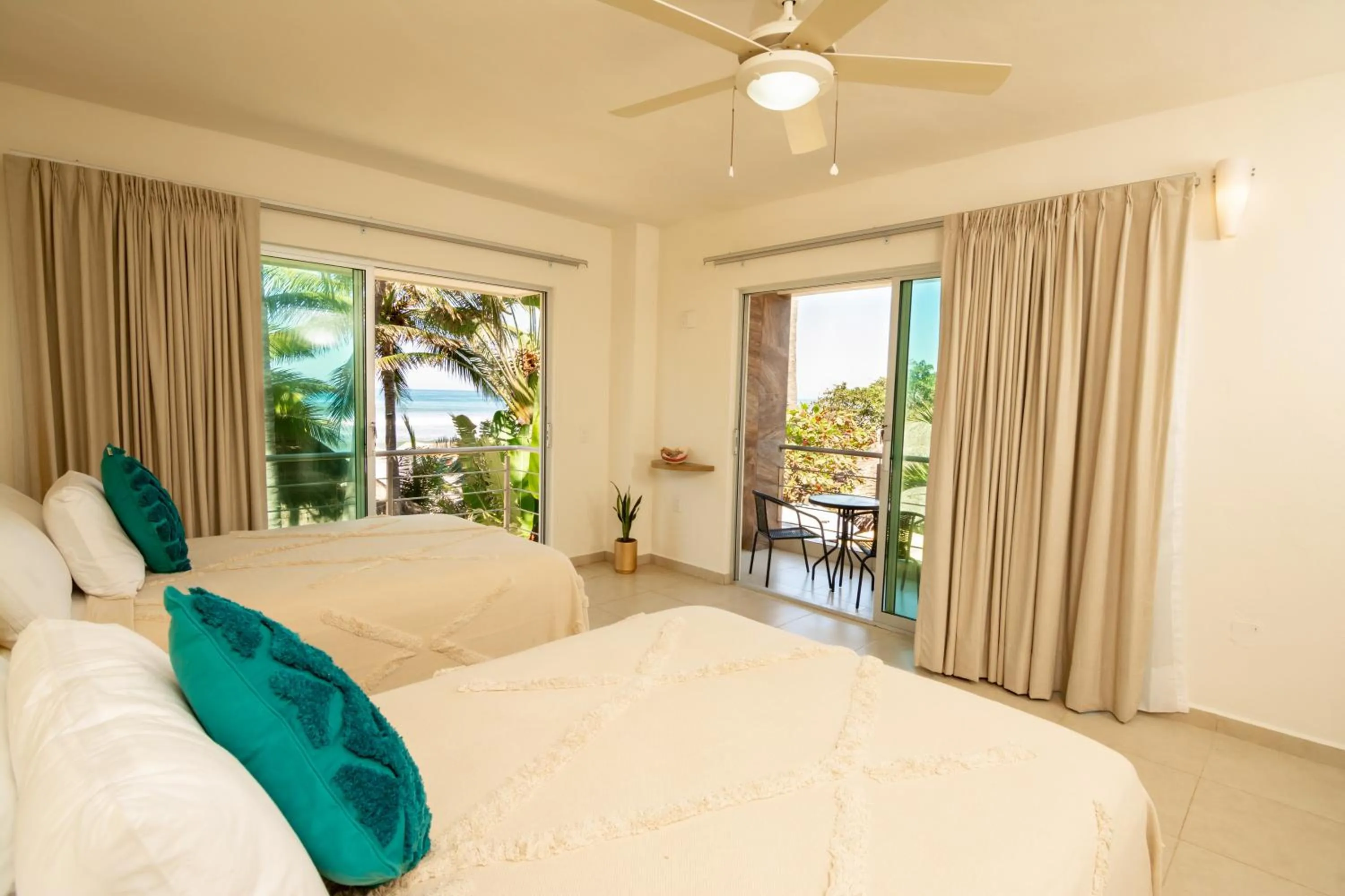 Bed in Ma-Jo Sayulita Hotel