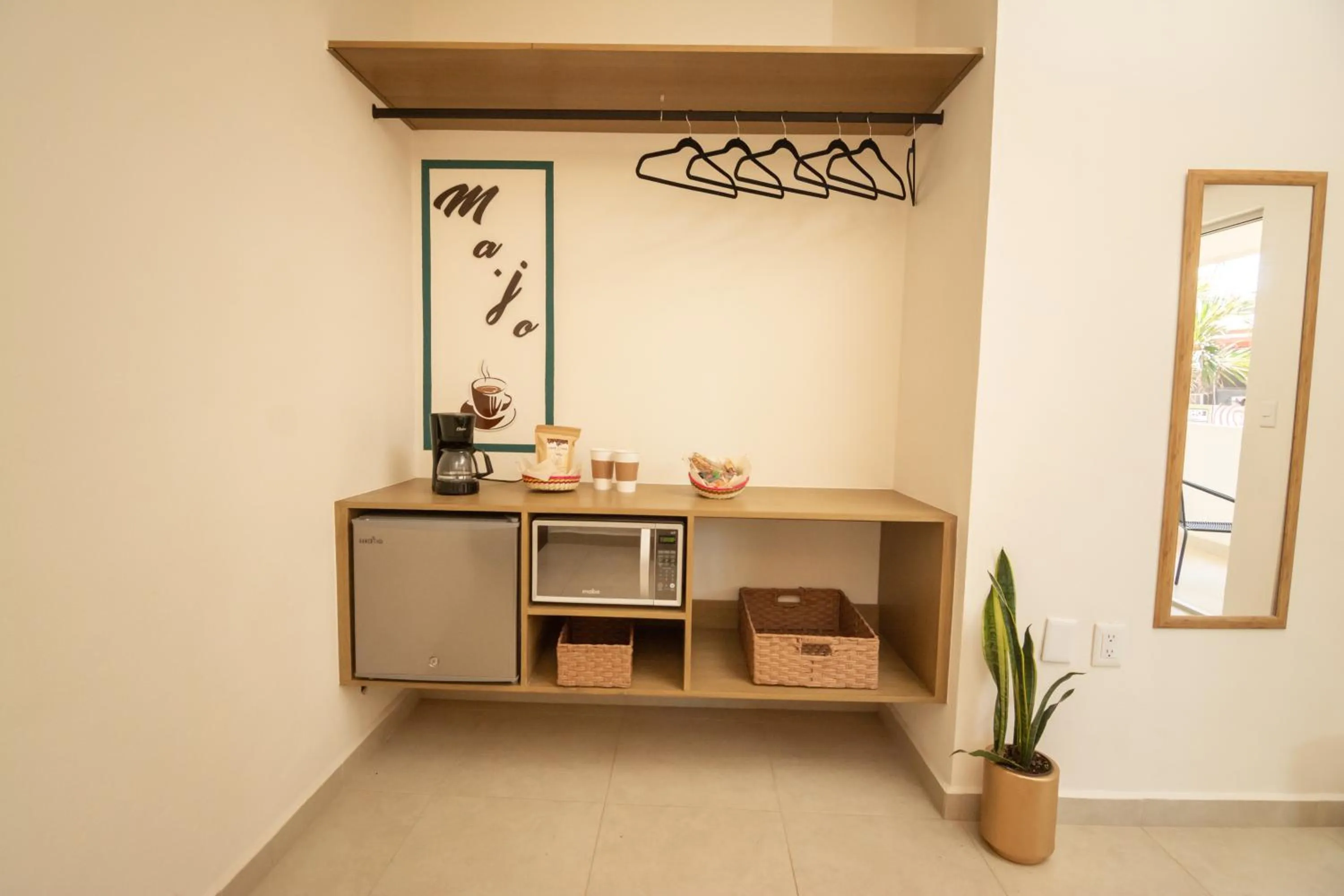 wardrobe in Ma-Jo Sayulita Hotel