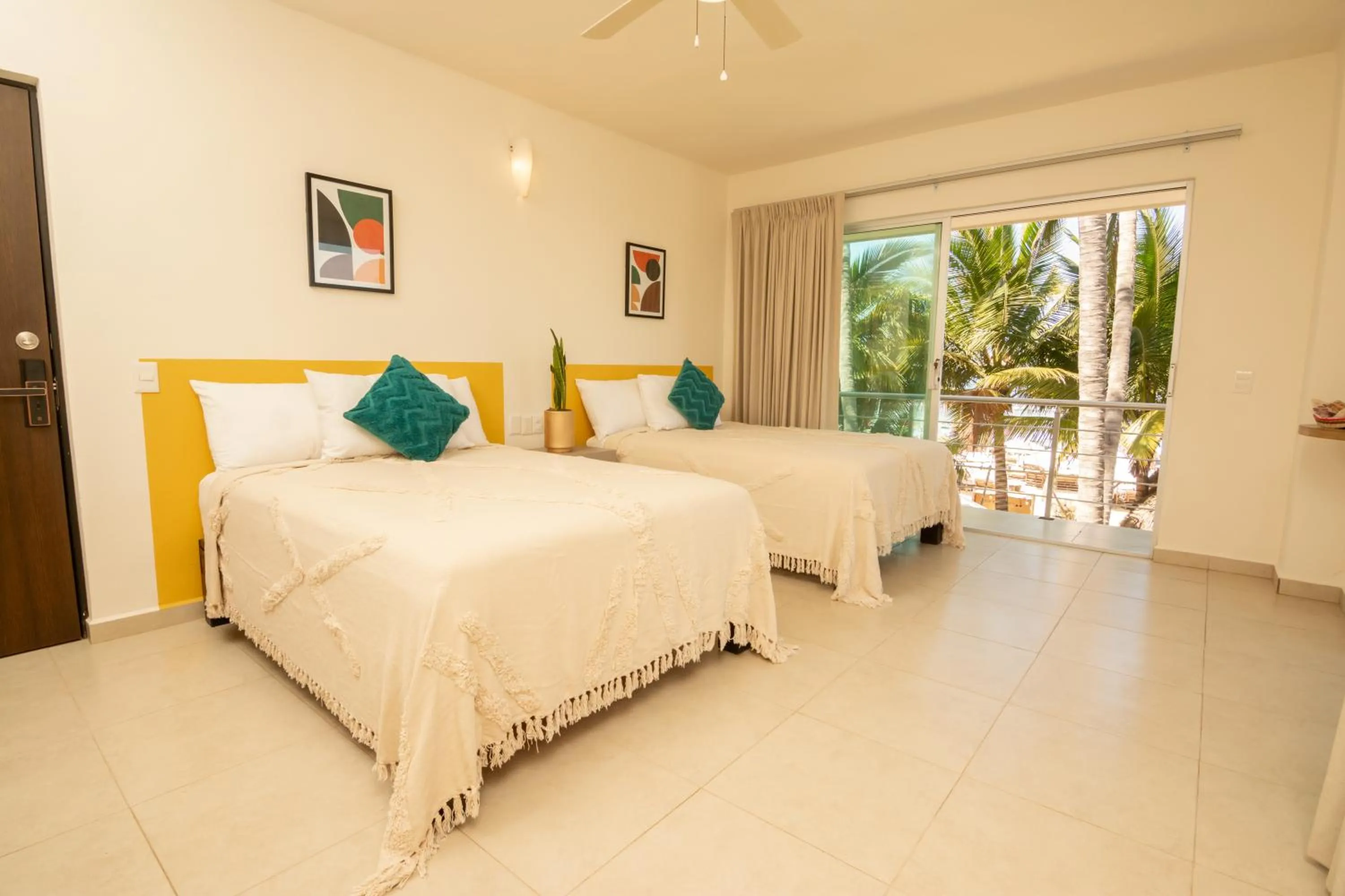 Bed in Ma-Jo Sayulita Hotel