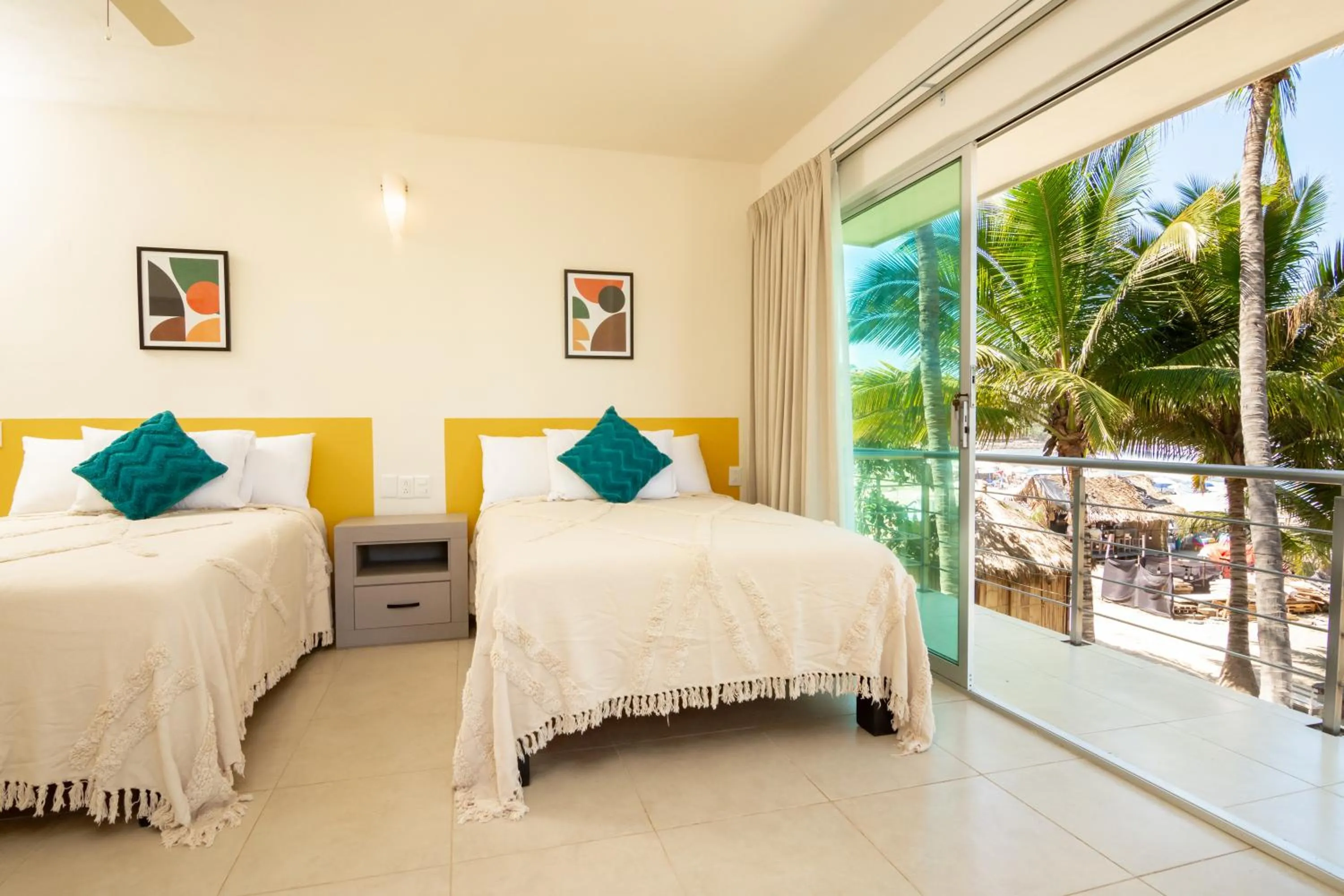 Bed in Ma-Jo Sayulita Hotel