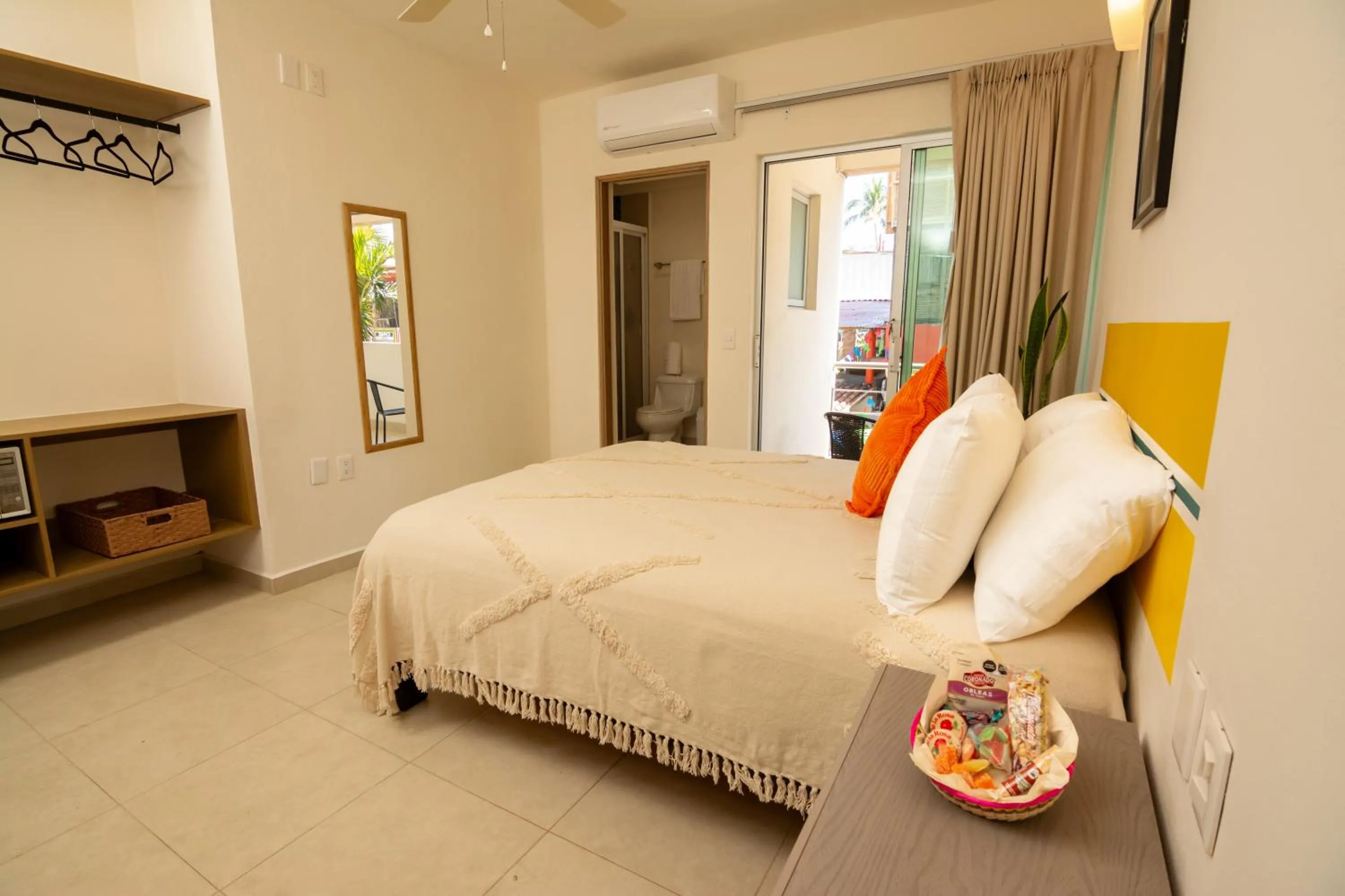 Bed in Ma-Jo Sayulita Hotel