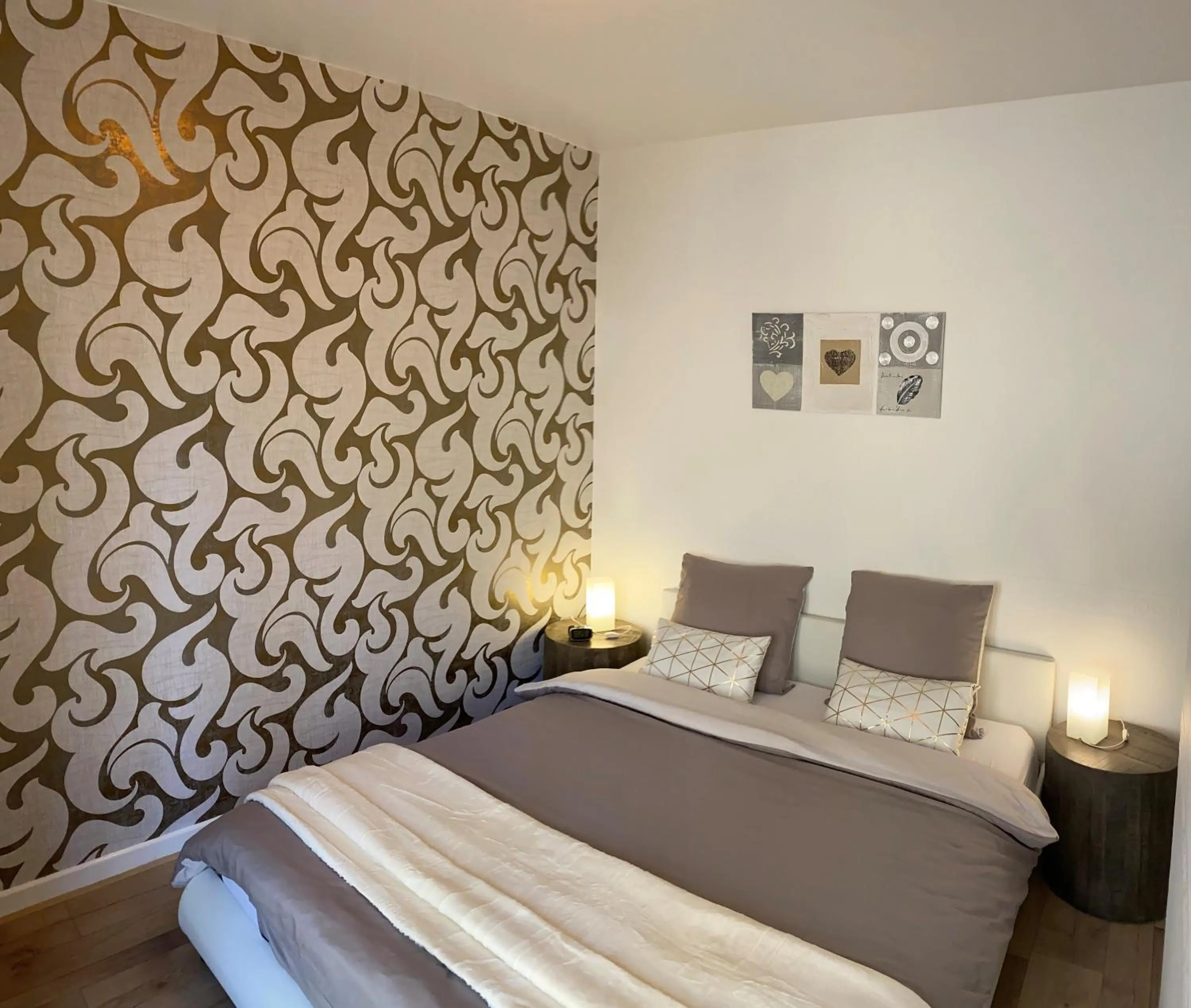 Bedroom, Bed in B&B Le Saut de la Bergère