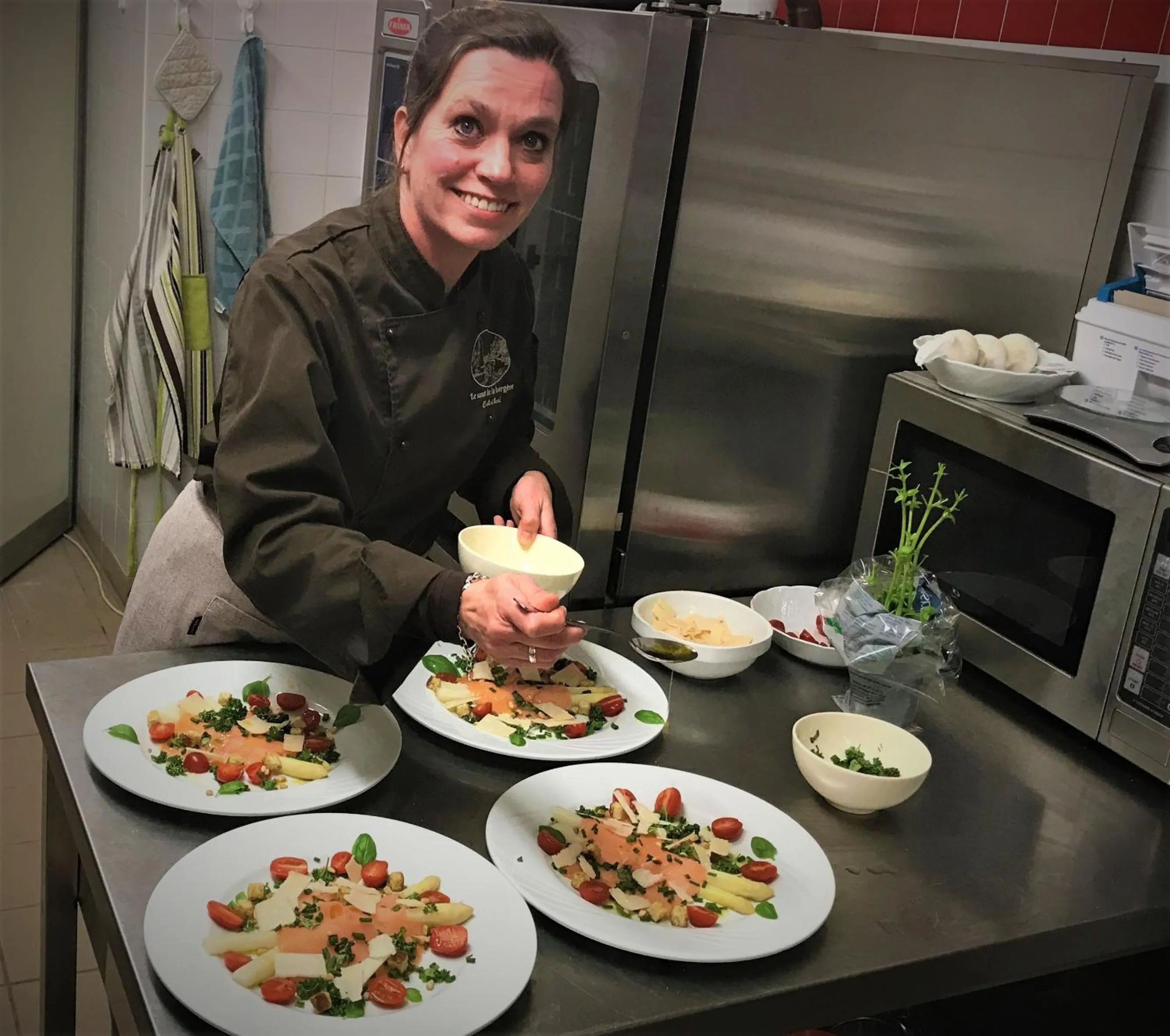 Meals in B&B Le Saut de la Bergère