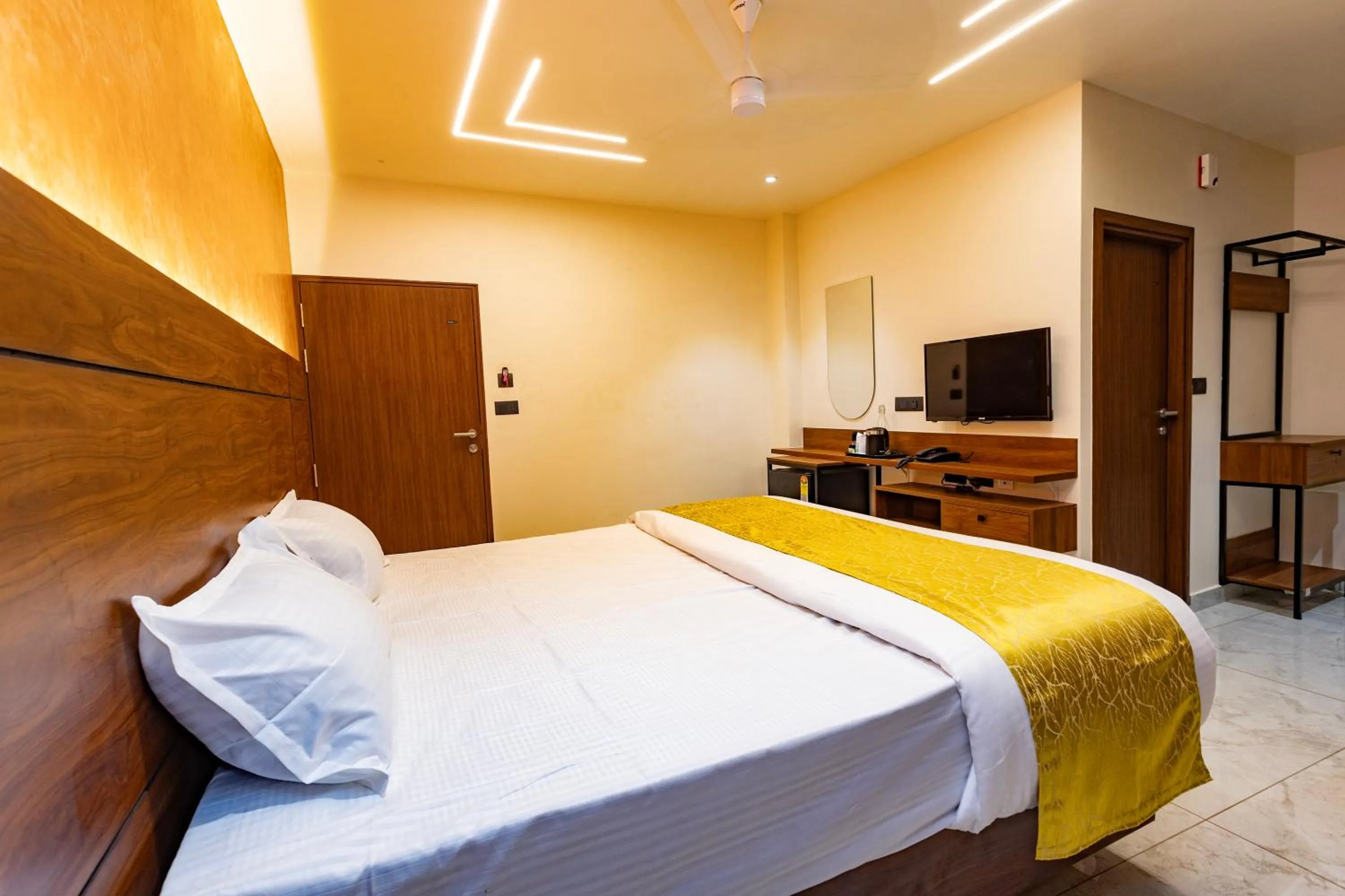 Bed in Uphills boutique hotel