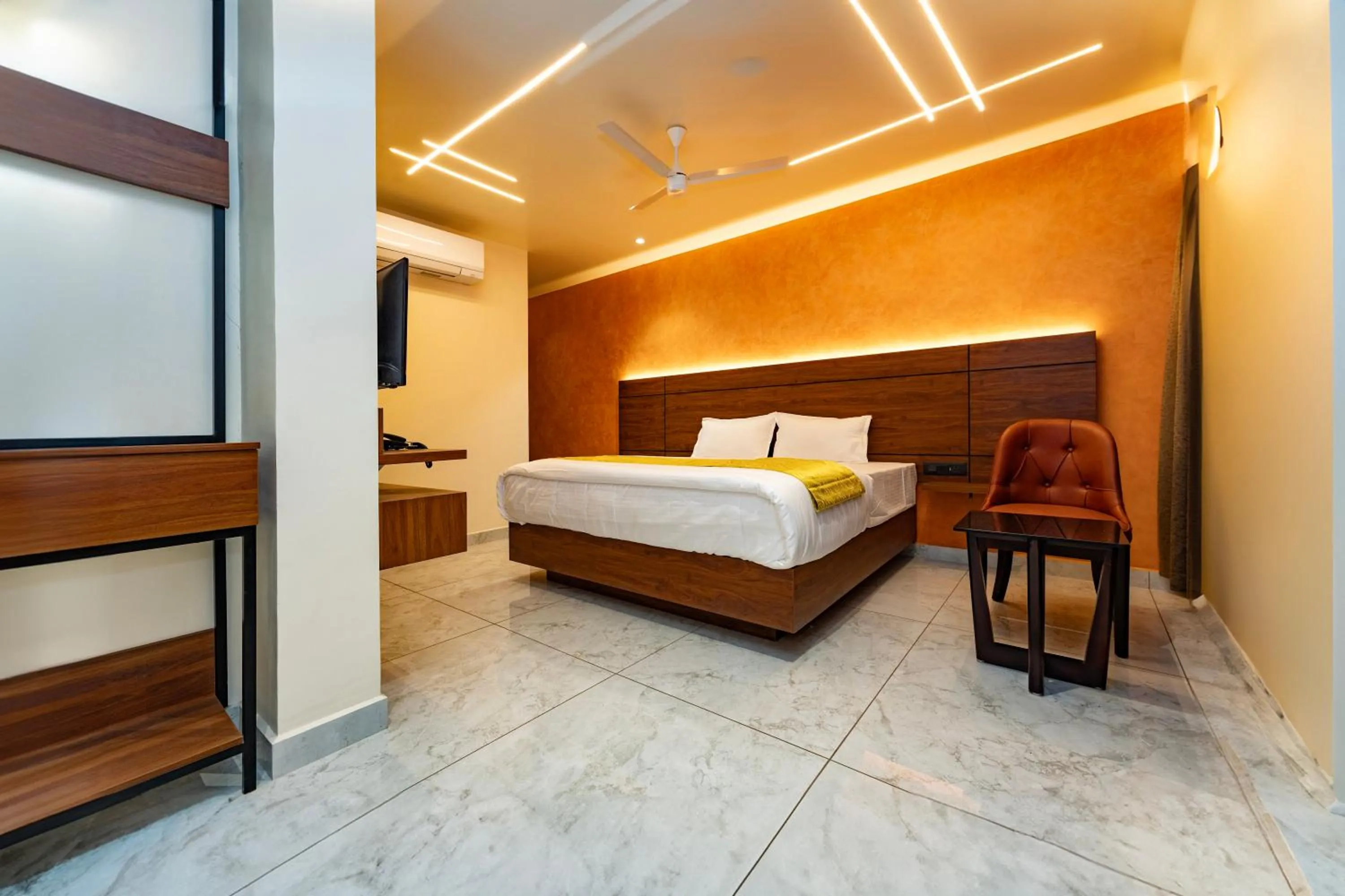 Bed in Uphills boutique hotel