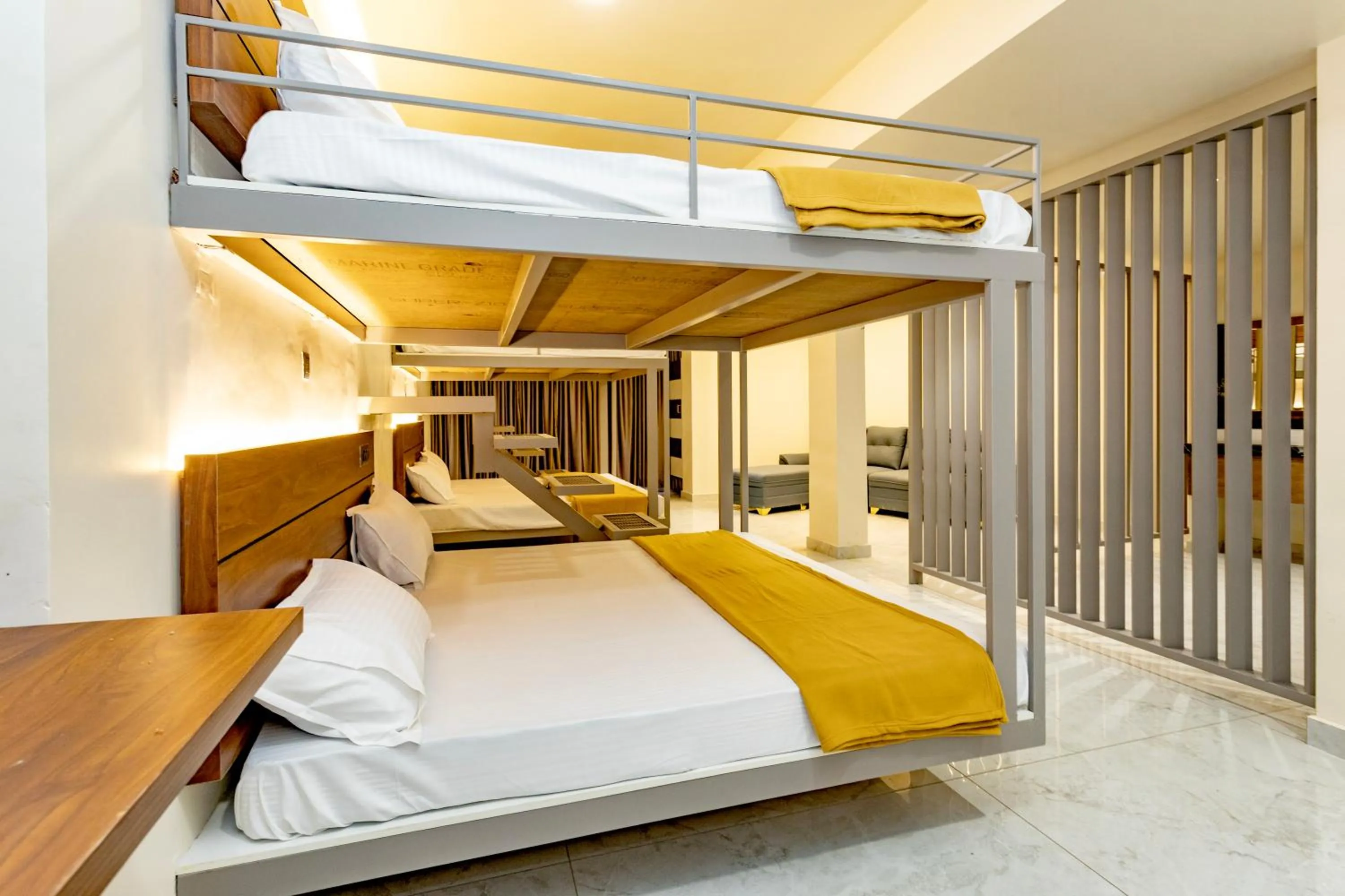 Bed in Uphills boutique hotel