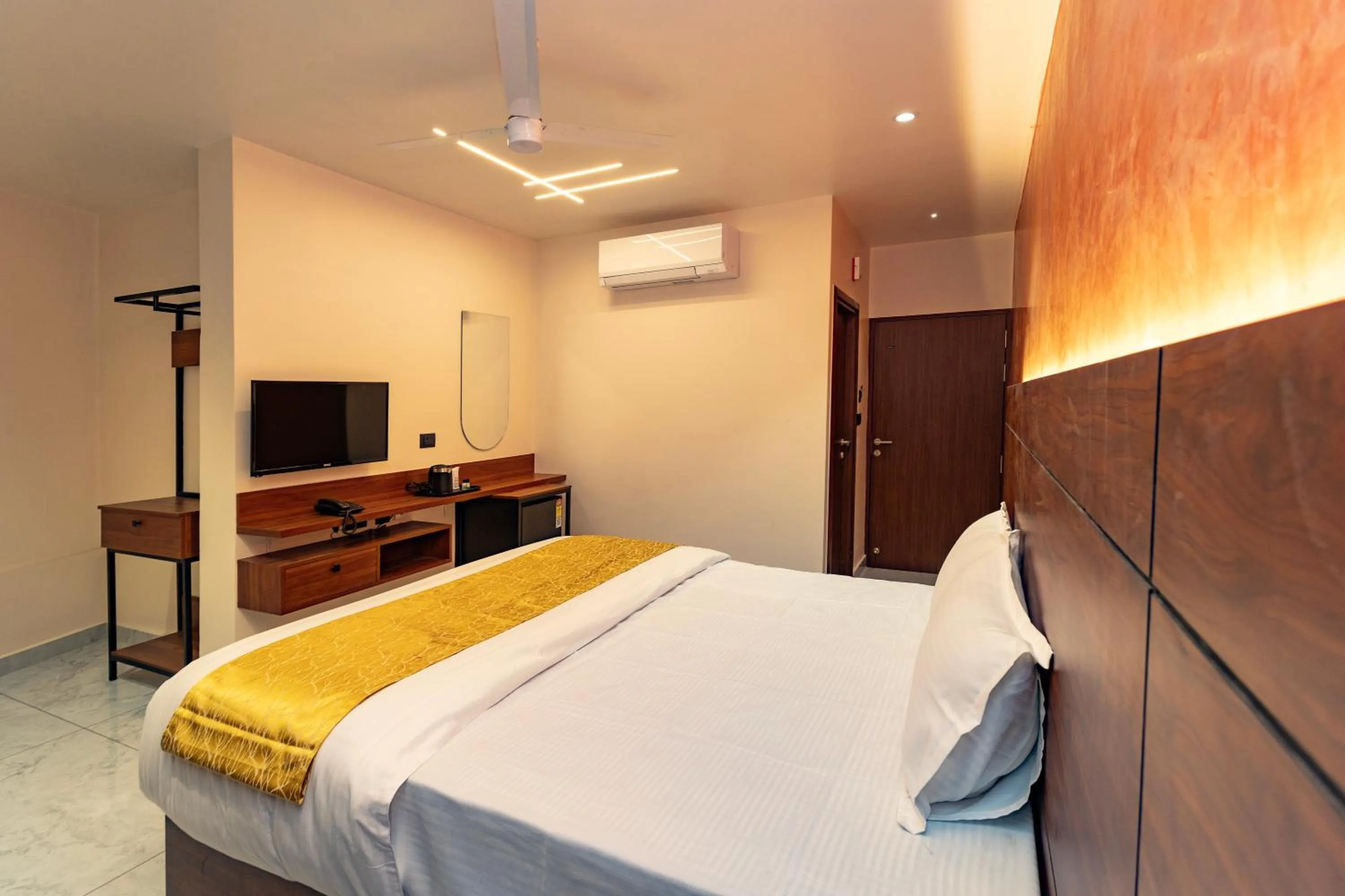 Bed in Uphills boutique hotel