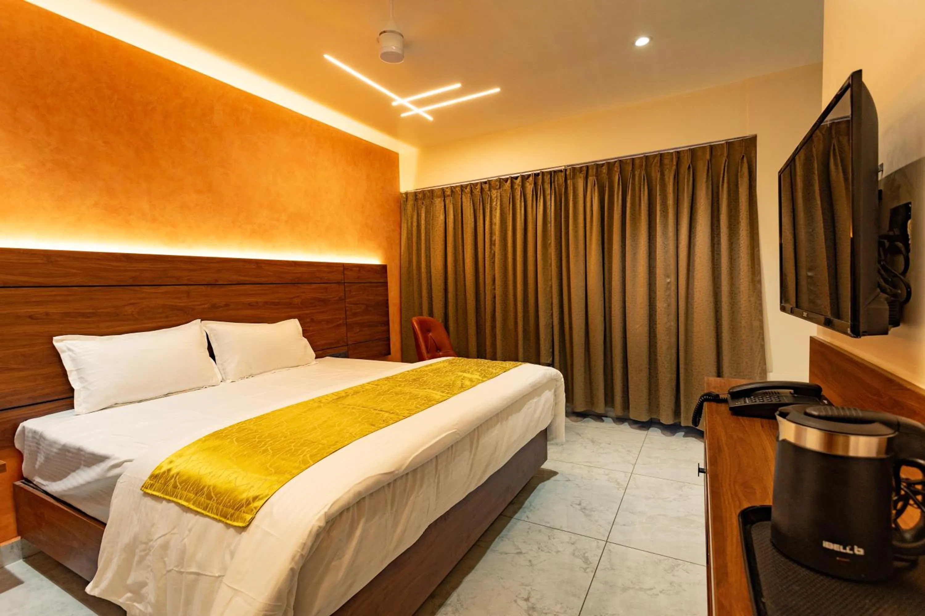 Bed in Uphills boutique hotel