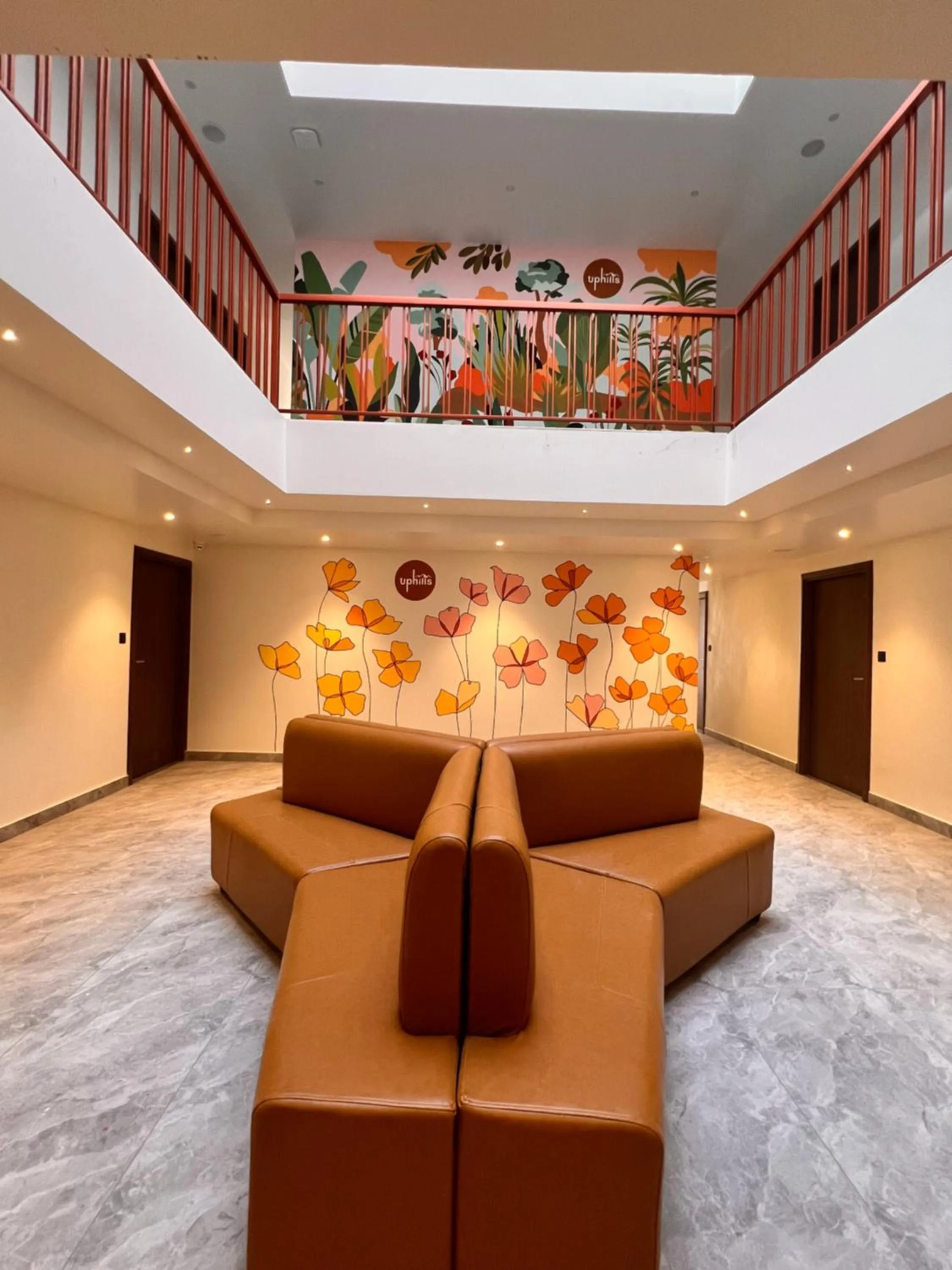 Living room in Uphills boutique hotel