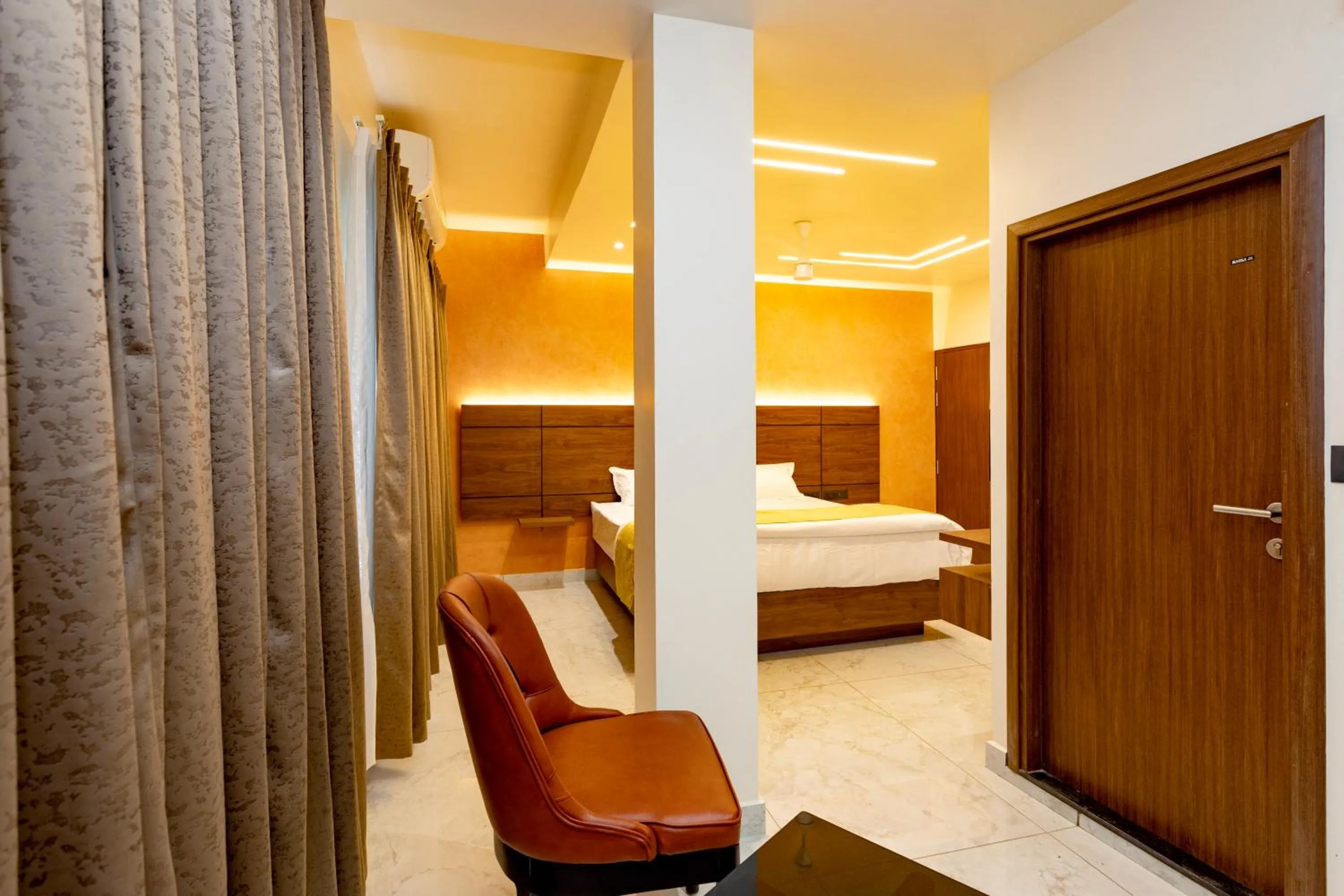 Bed in Uphills boutique hotel