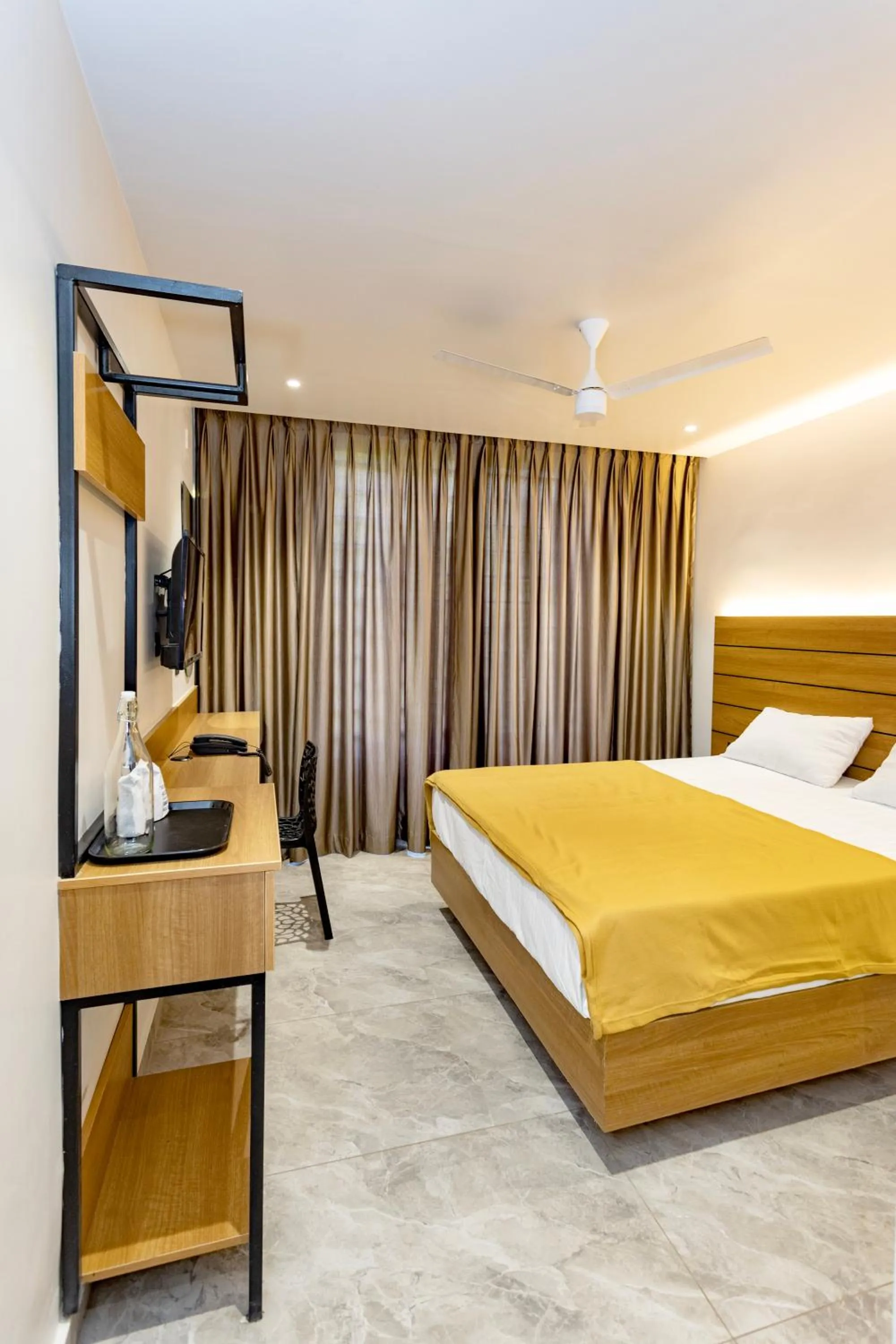 Bed in Uphills boutique hotel