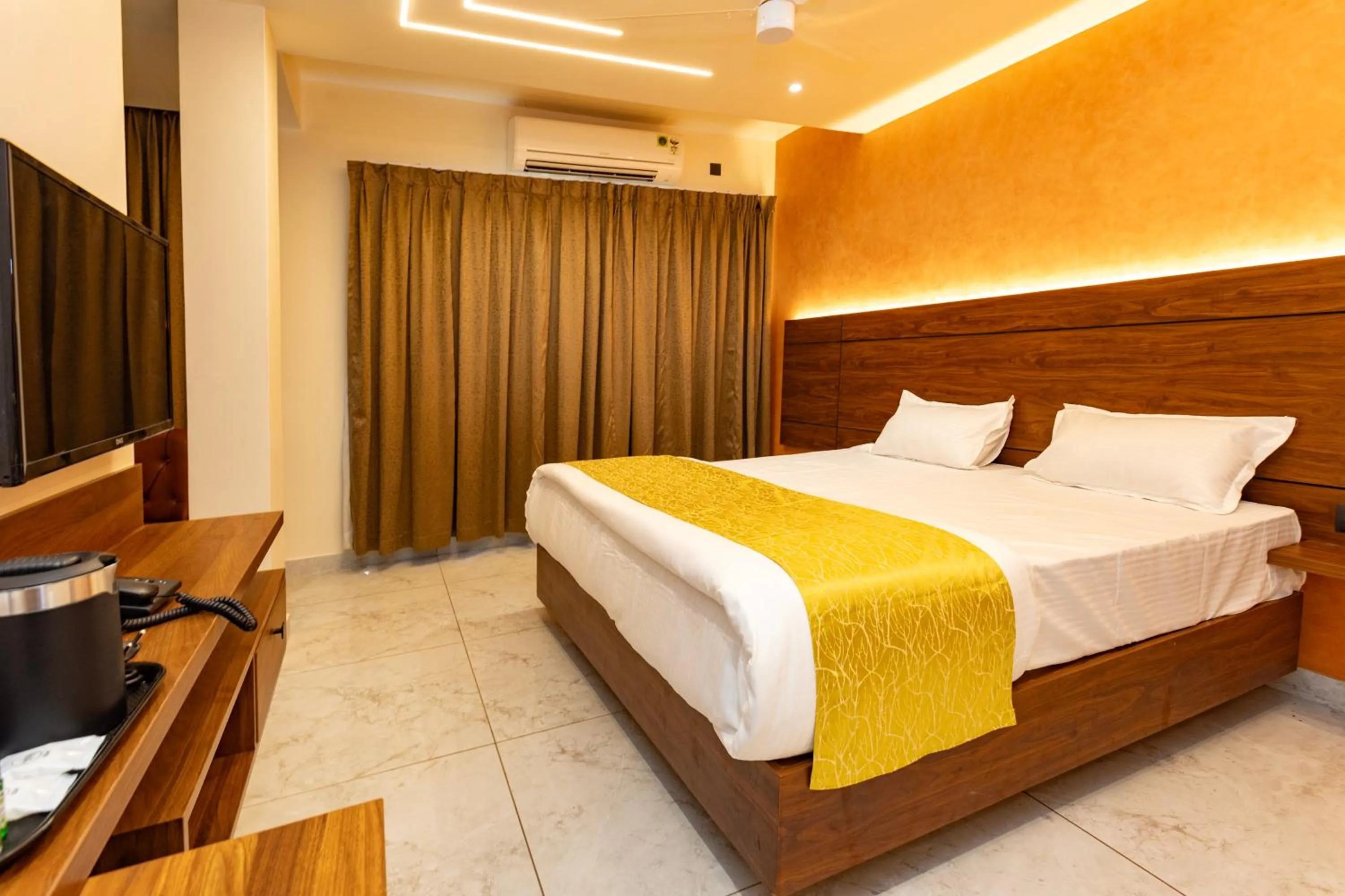 Bed in Uphills boutique hotel