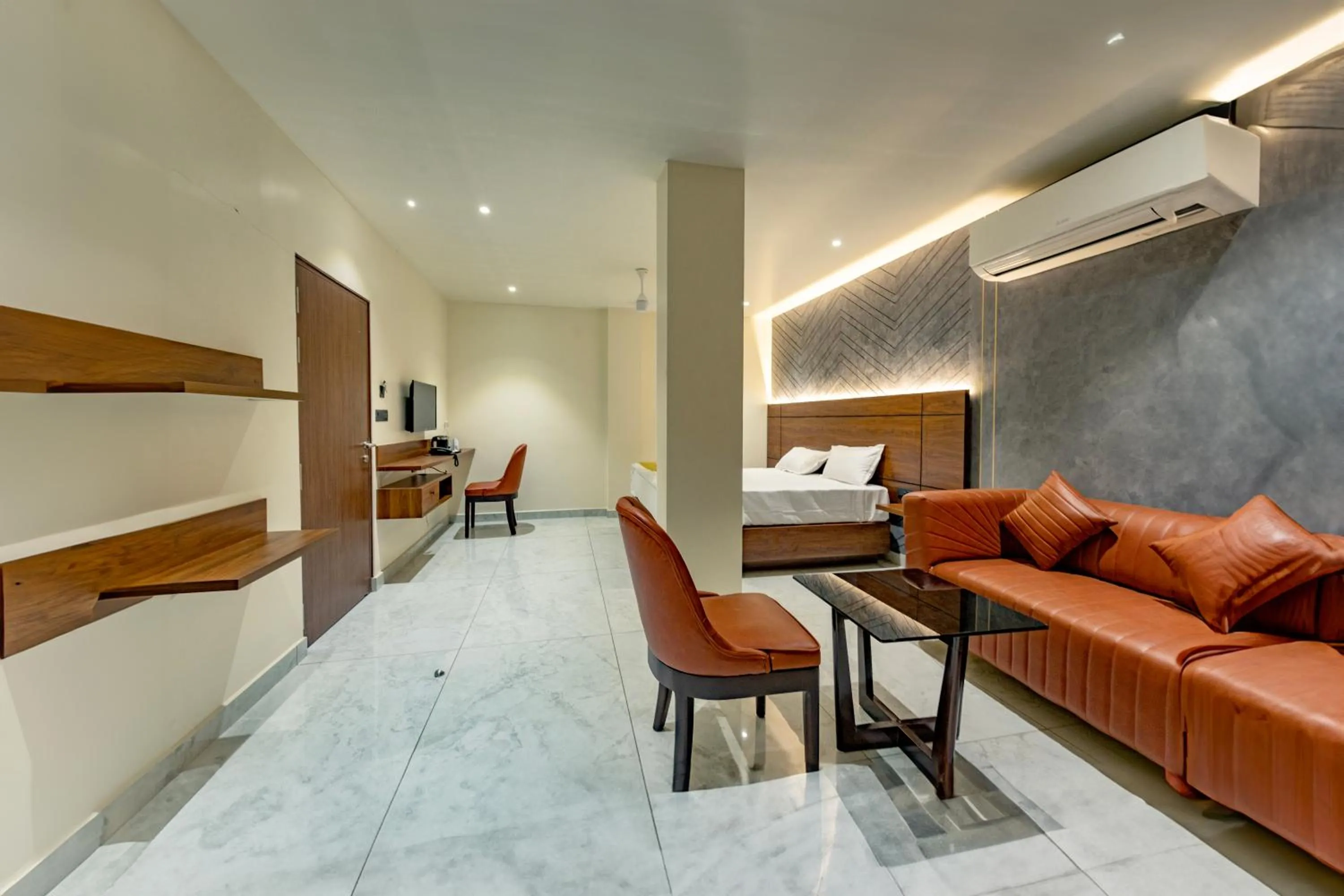 Seating area in Uphills boutique hotel