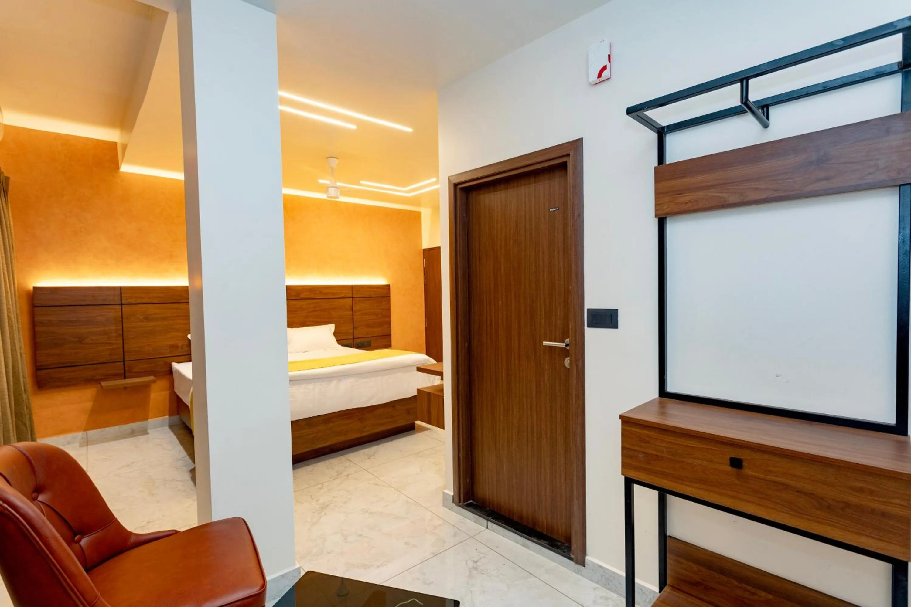 Bed in Uphills boutique hotel