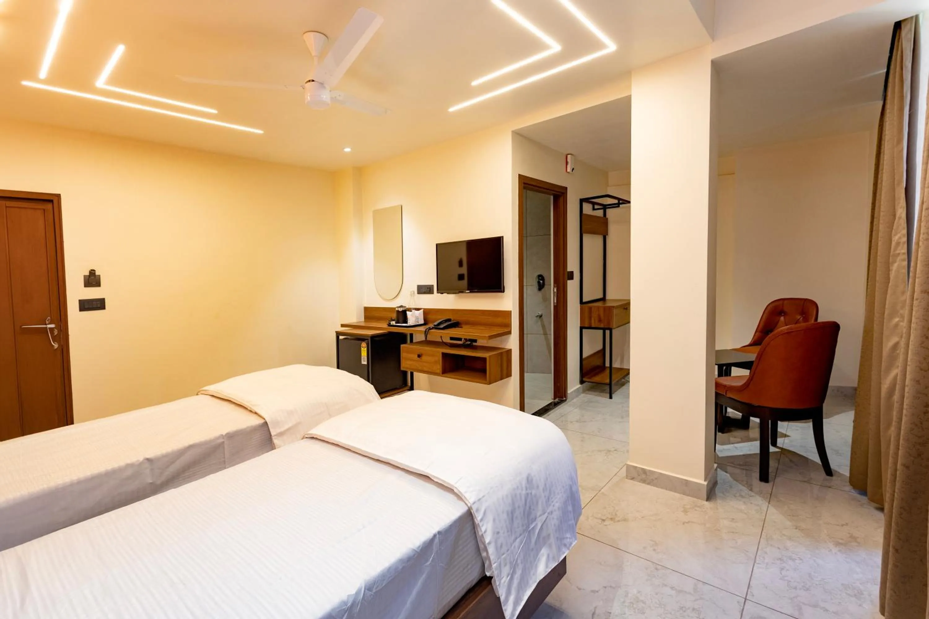 Bed in Uphills boutique hotel