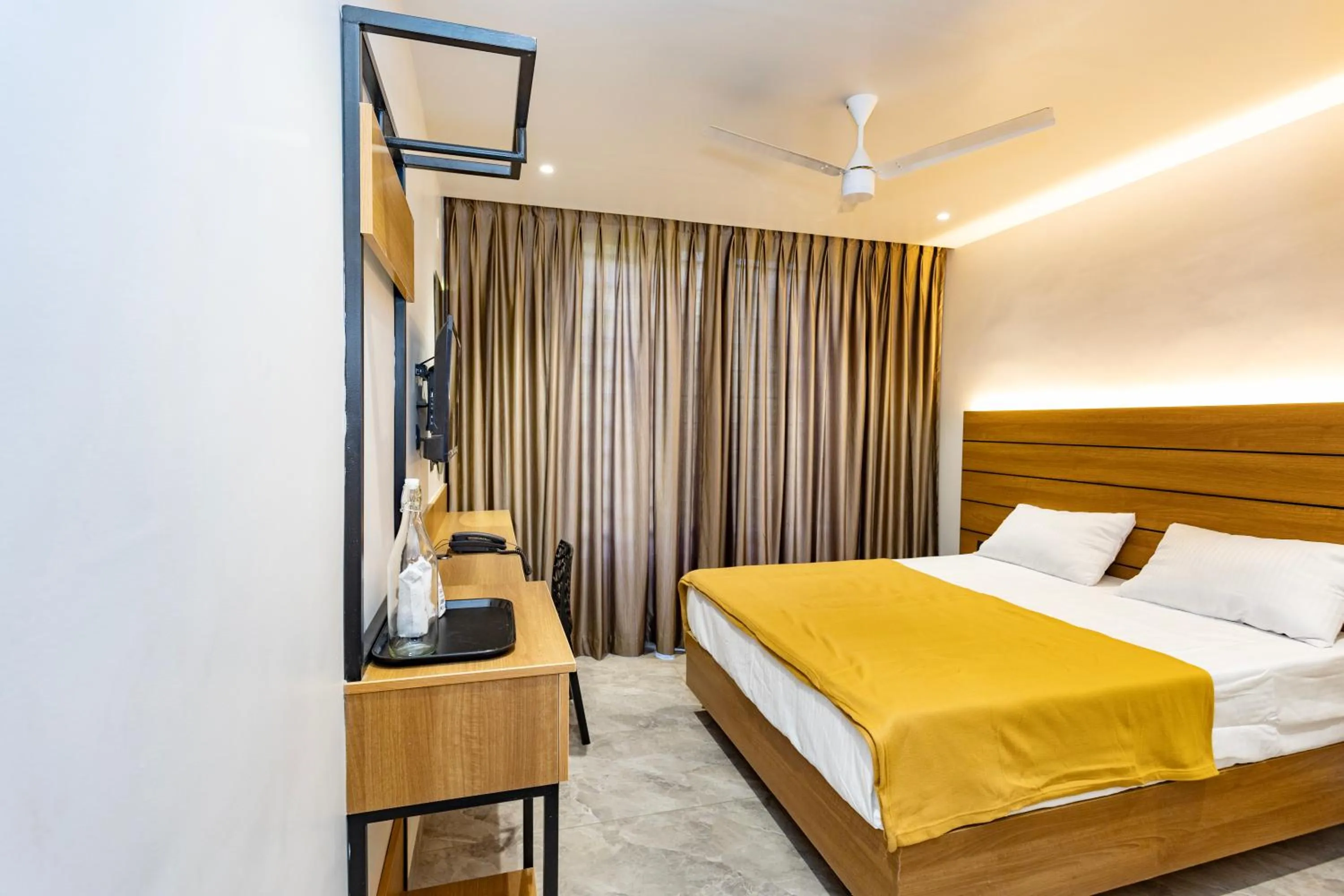 Bed in Uphills boutique hotel