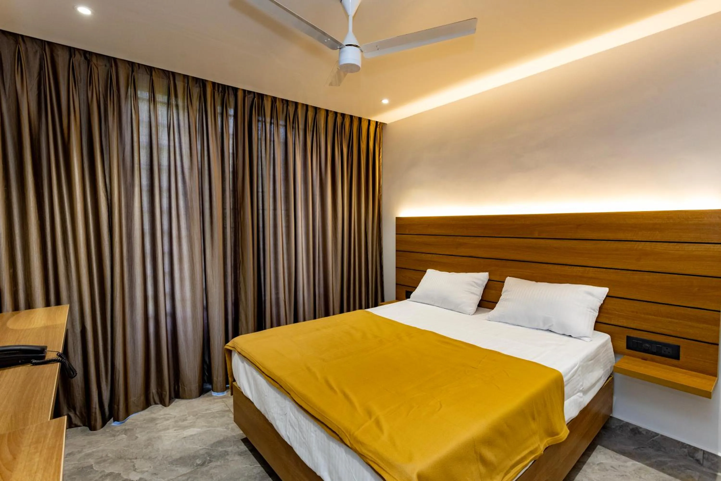 Bed in Uphills boutique hotel