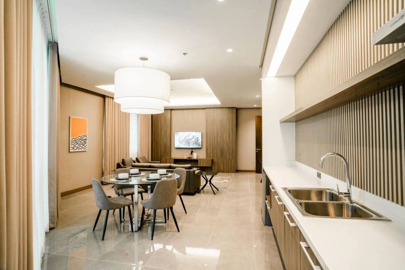 Living room in Hotel A and A Quezon City powered by Cocotel