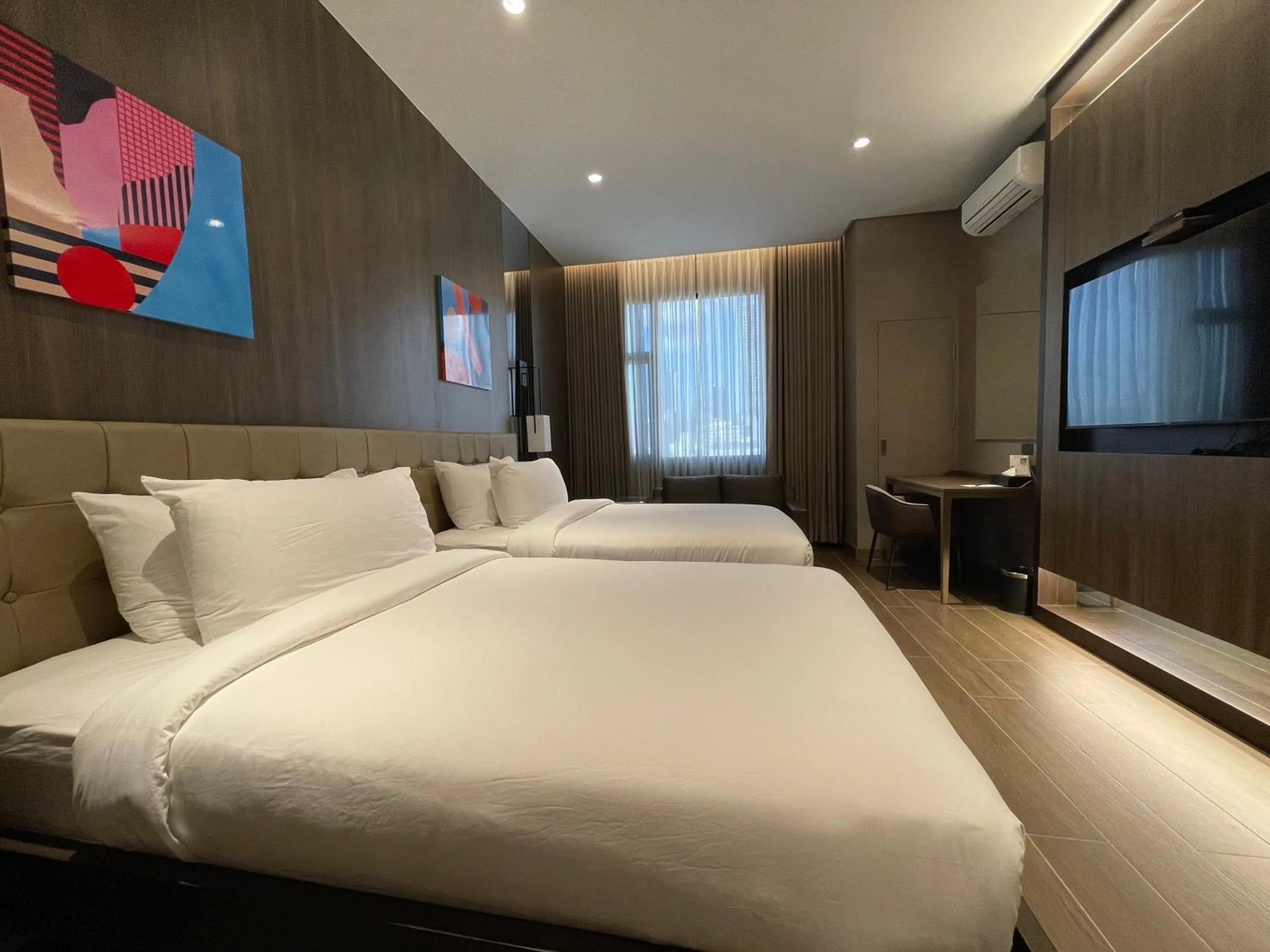 Bed in Hotel A and A Quezon City powered by Cocotel