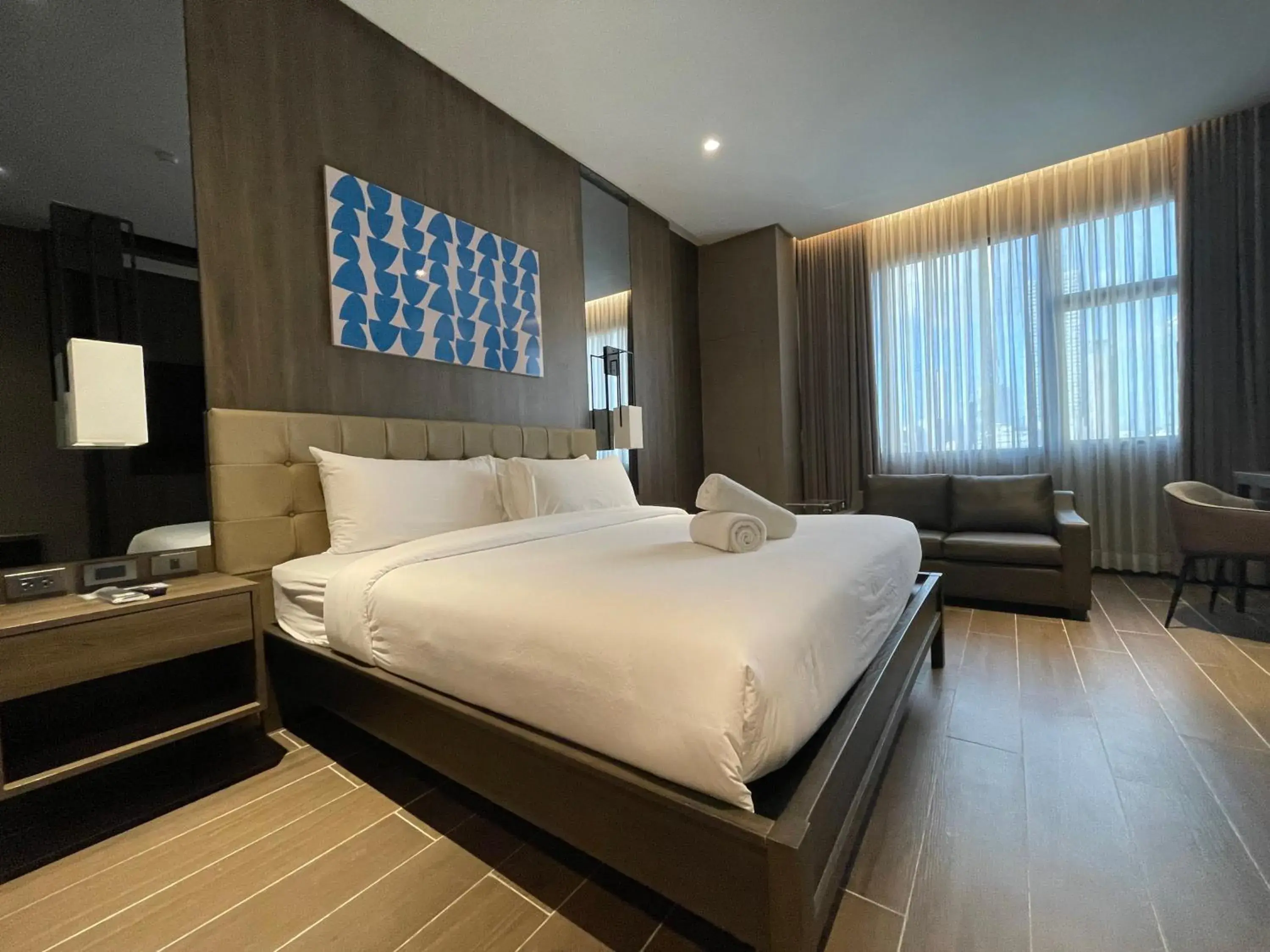 Bed in Hotel A and A Quezon City powered by Cocotel Bed in Hotel A and A Quezon City powered by Cocotel