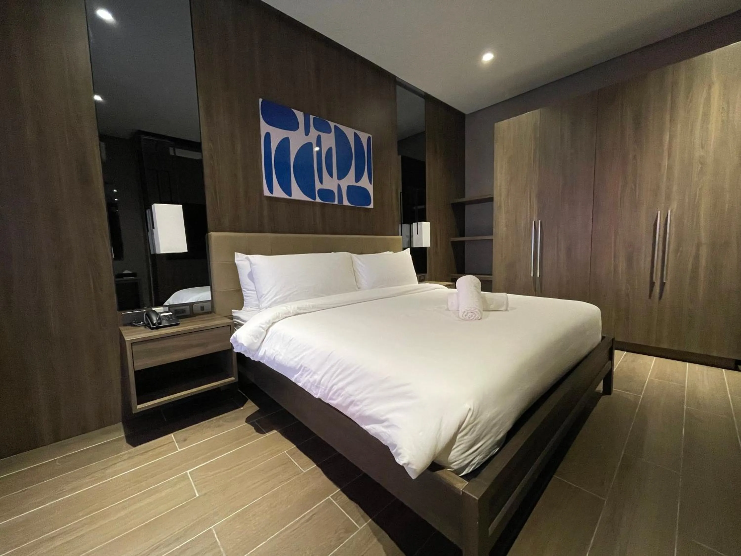 Bed in Hotel A and A Quezon City powered by Cocotel