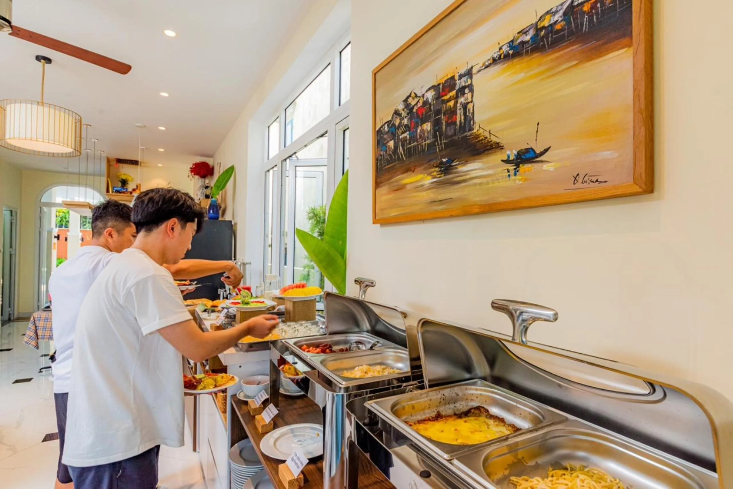 Buffet breakfast in Iris De Villa Hoi An