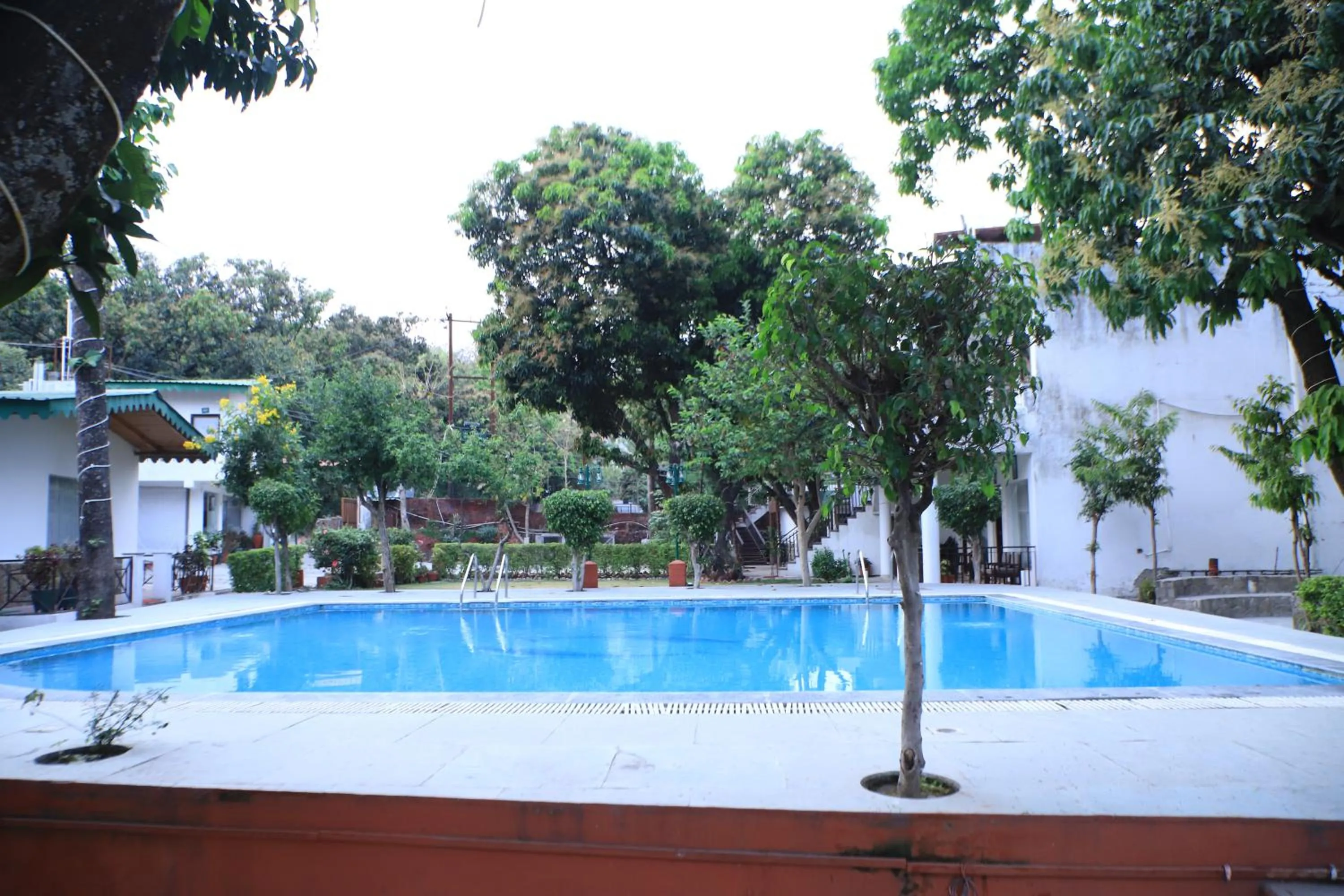 Swimming pool in Corbett Paradiso Resort Dikhuli