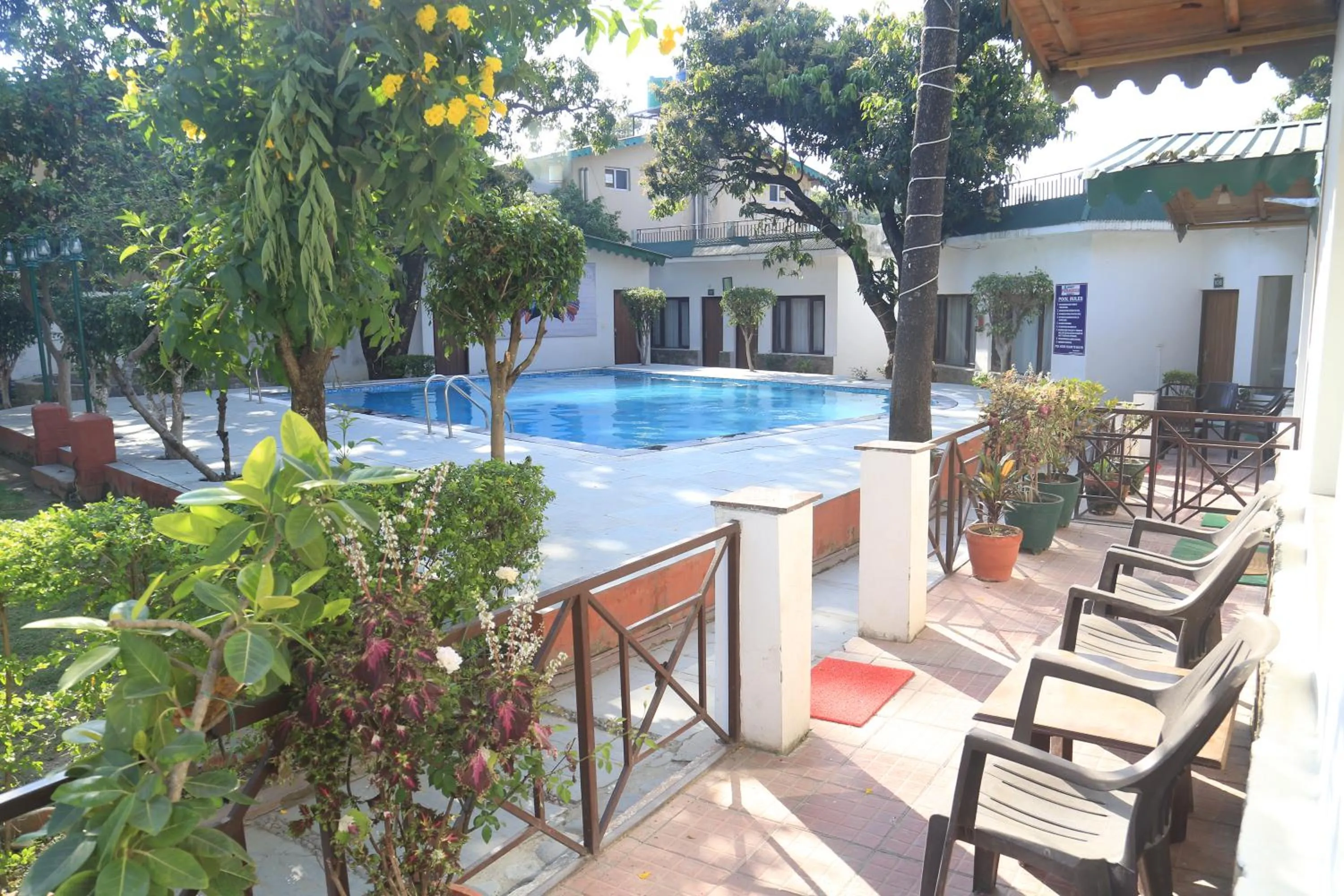 Garden view in Corbett Paradiso Resort Dikhuli