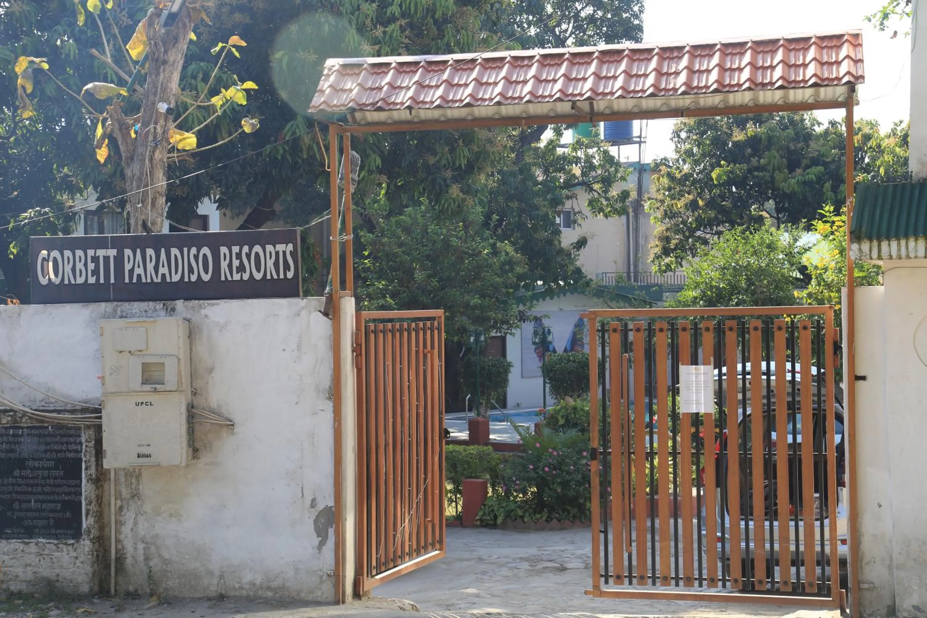 Facade/entrance in Corbett Paradiso Resort Dikhuli