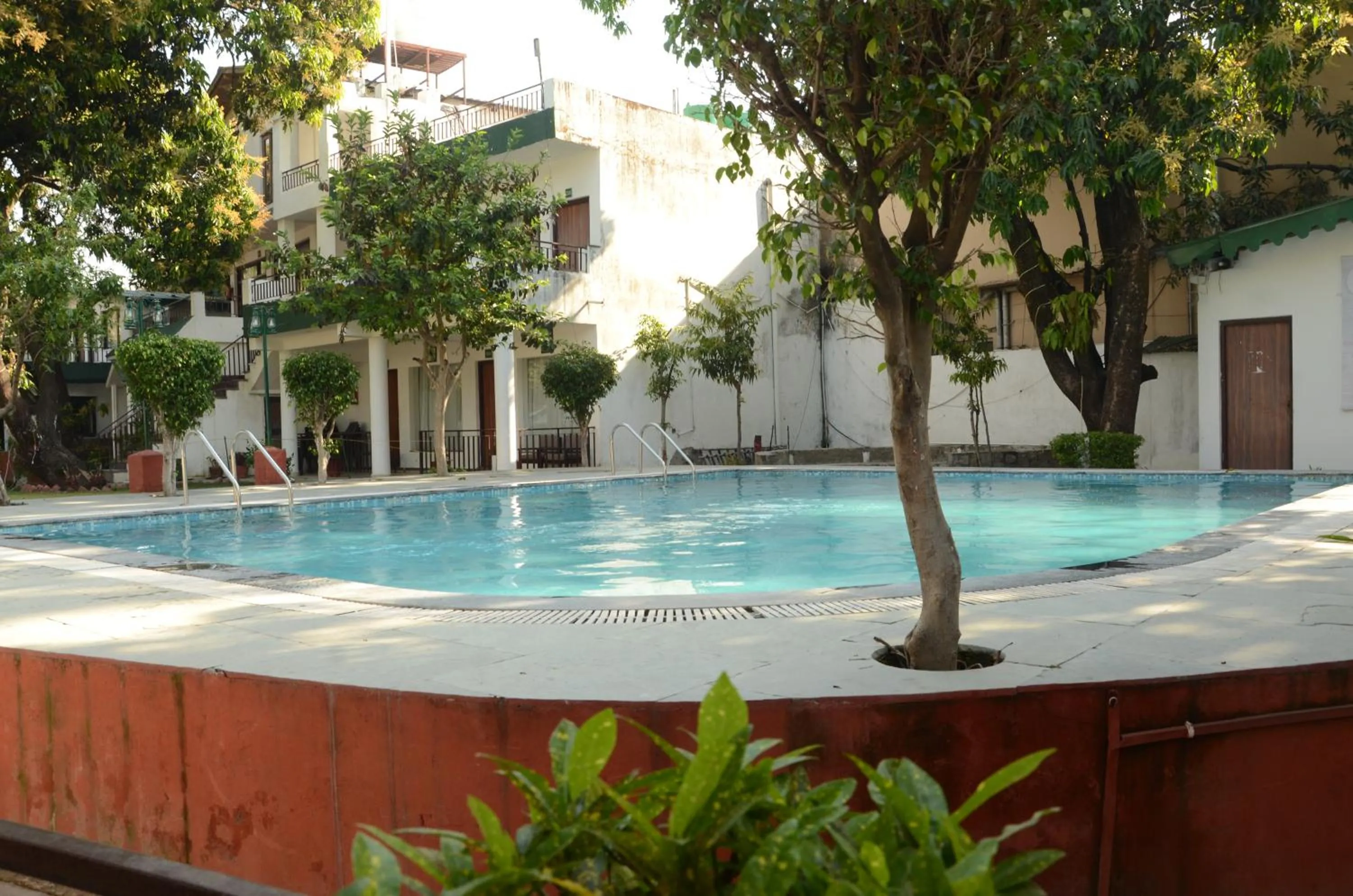 Swimming pool in Corbett Paradiso Resort Dikhuli
