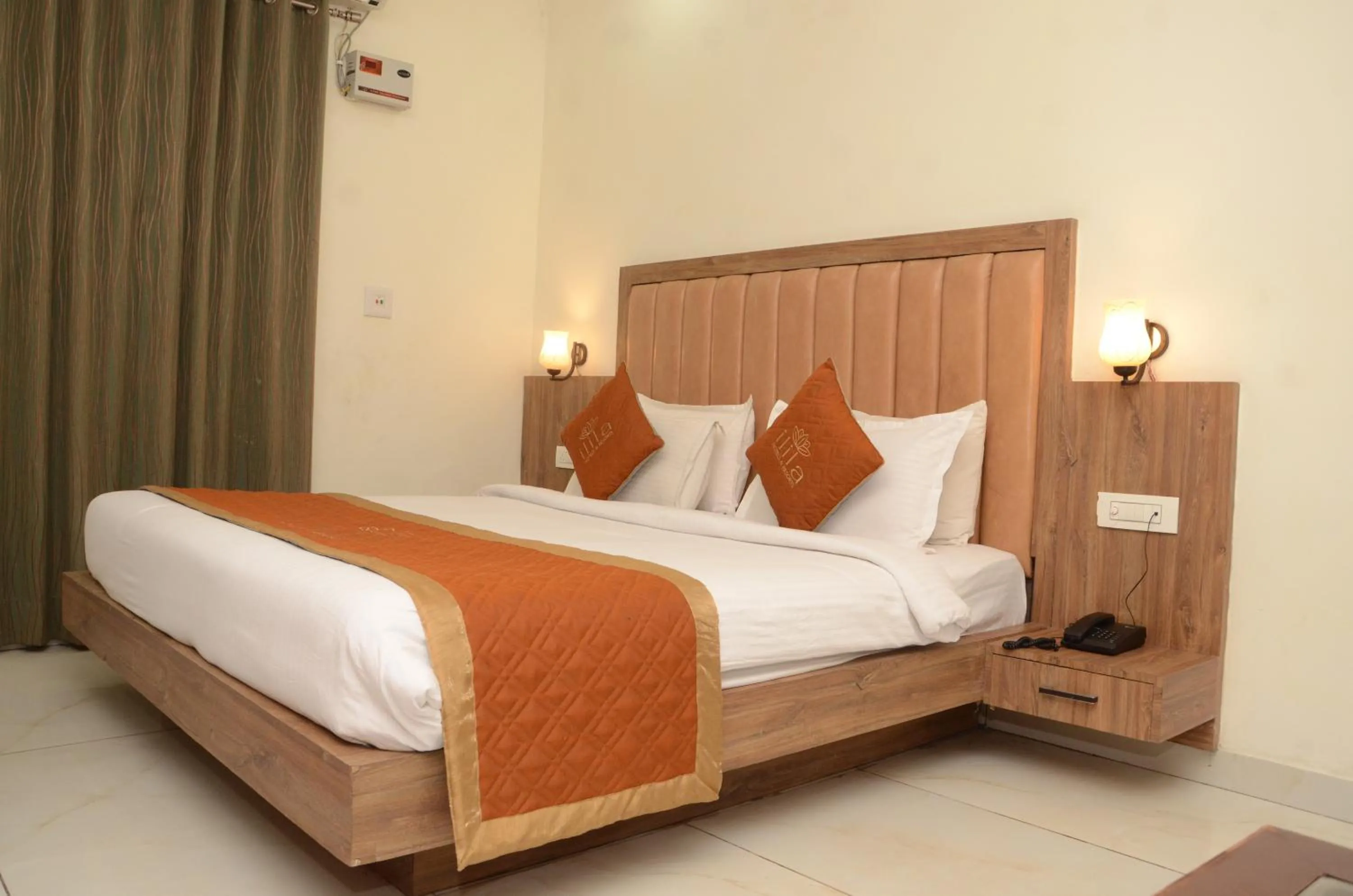 Bed in Corbett Paradiso Resort Dikhuli