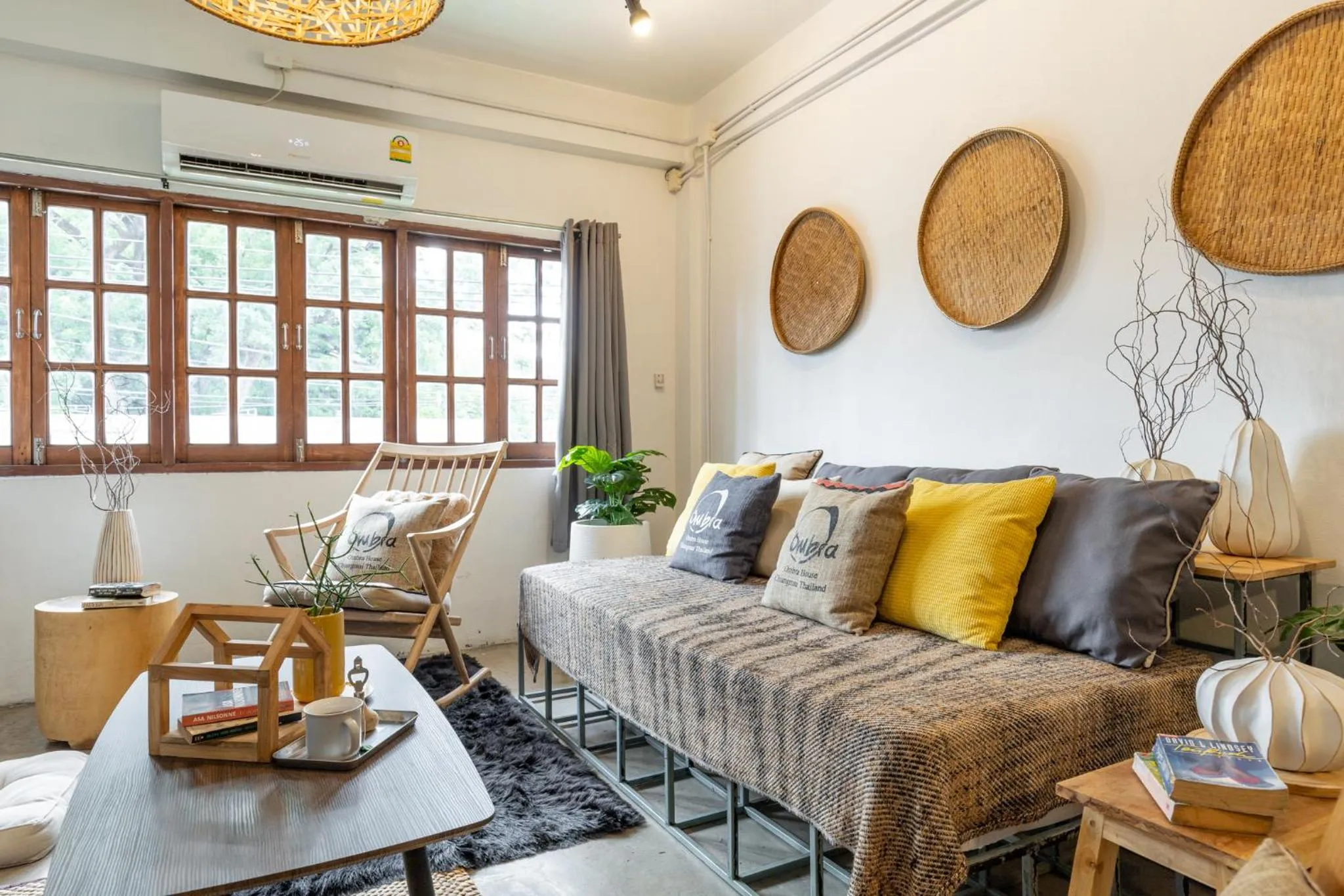 Living room in Near One Nimman 4Bedrooms TownHouse