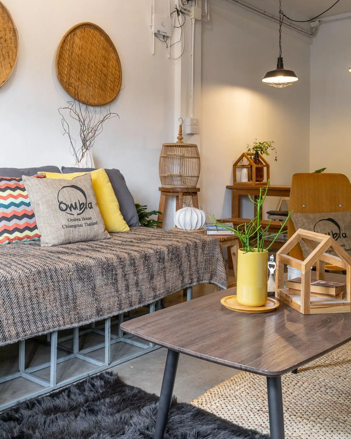 Living room in Near One Nimman 4Bedrooms TownHouse