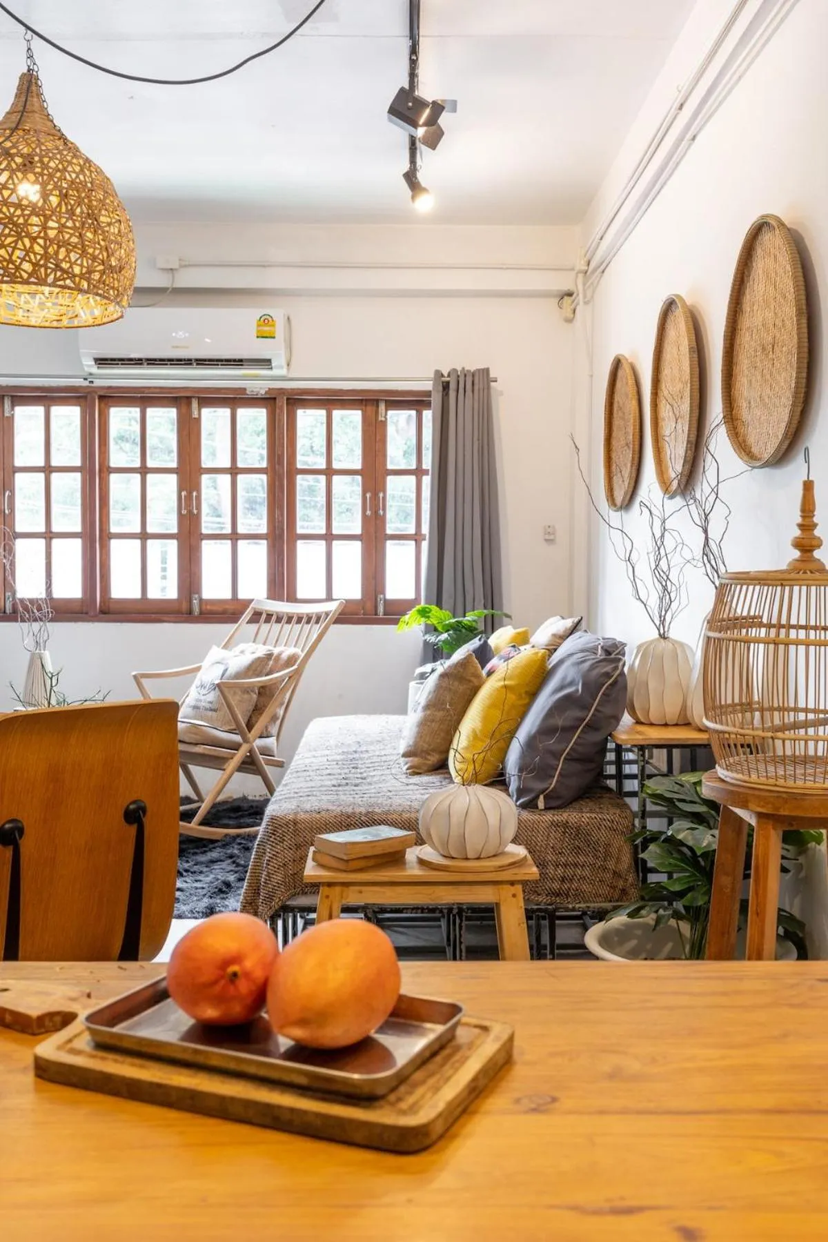 Seating area, Bed in Near One Nimman 4Bedrooms TownHouse