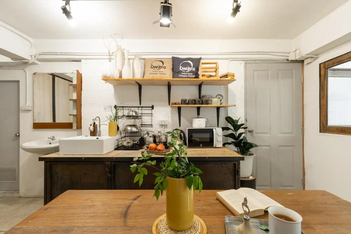 Kitchen or kitchenette in Near One Nimman 1 Bedroom in TownHouse