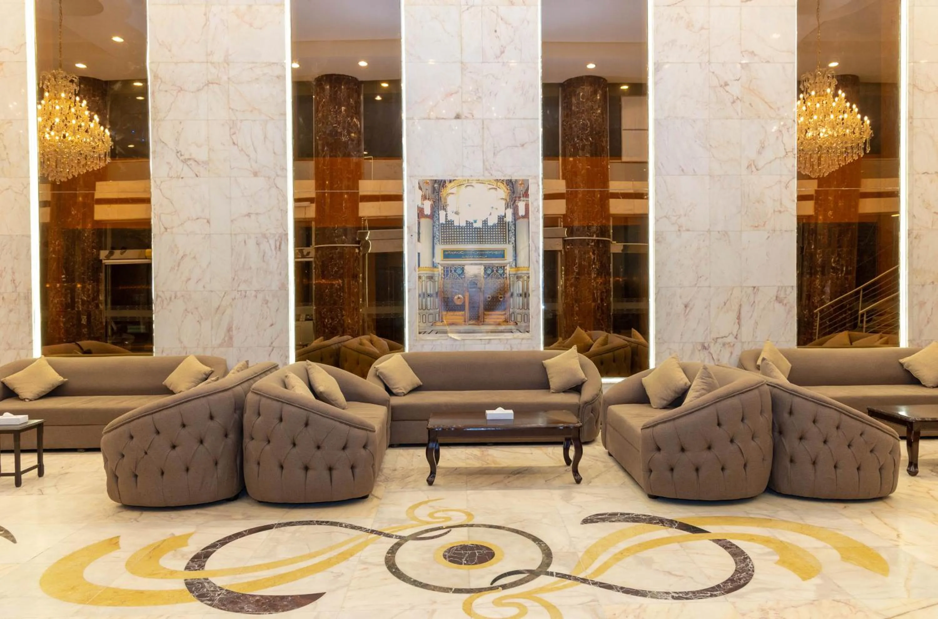 Seating area in Mahd Al Resala 1 Hotel