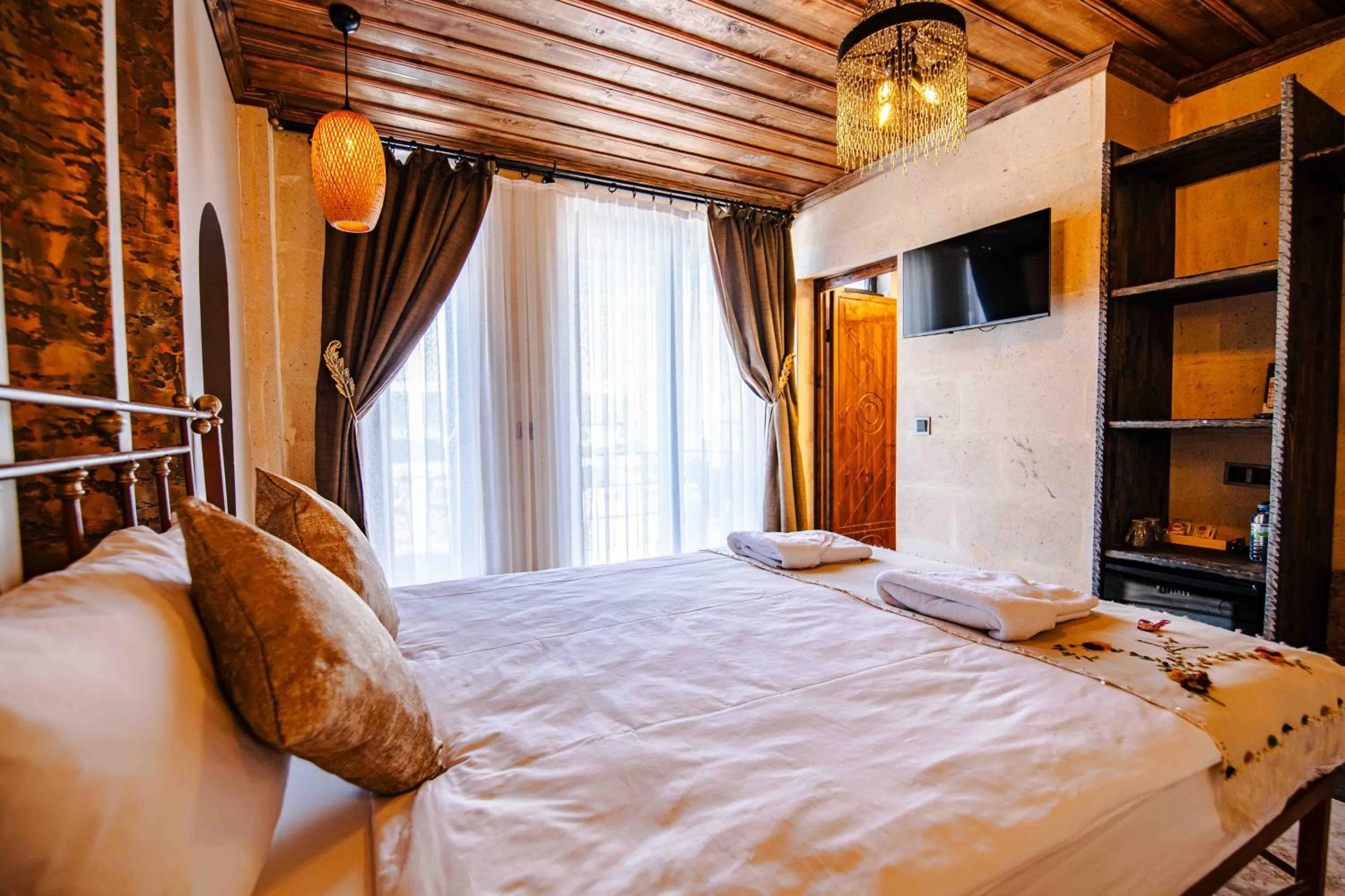 Bed in Alika Castle House