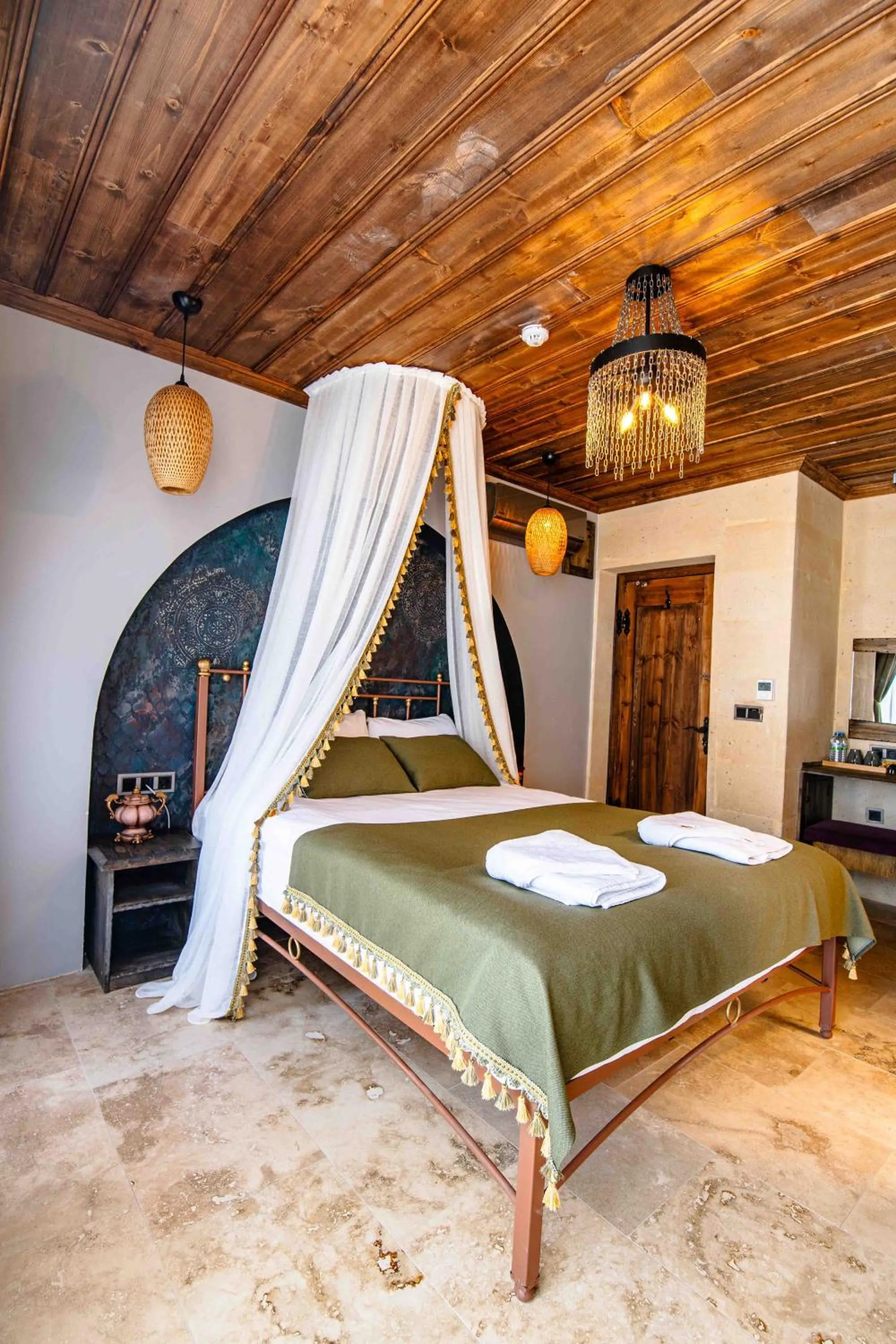 Bed in Alika Castle House