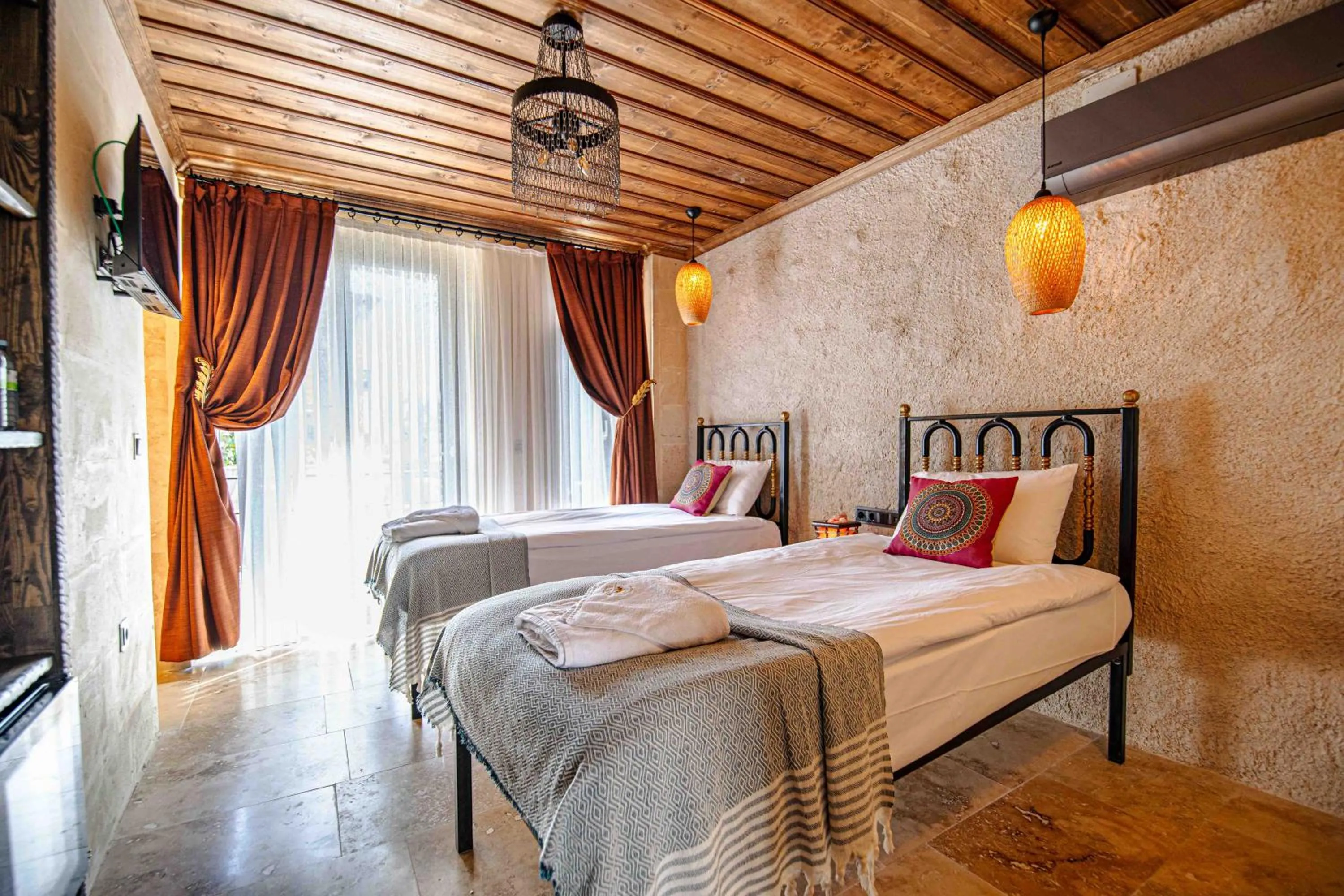 Bed in Alika Castle House