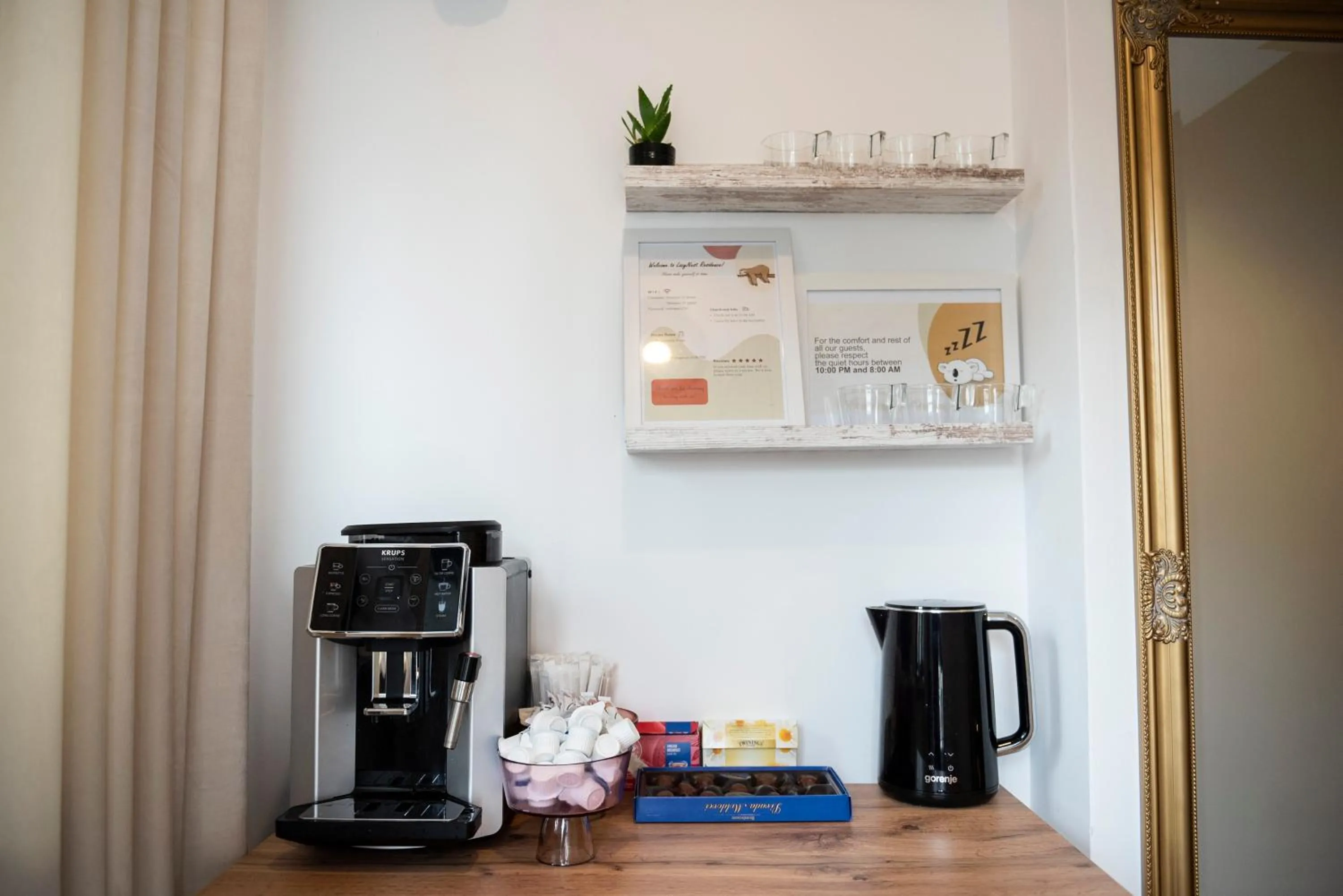 Coffee/tea facilities in LazyNest Residence