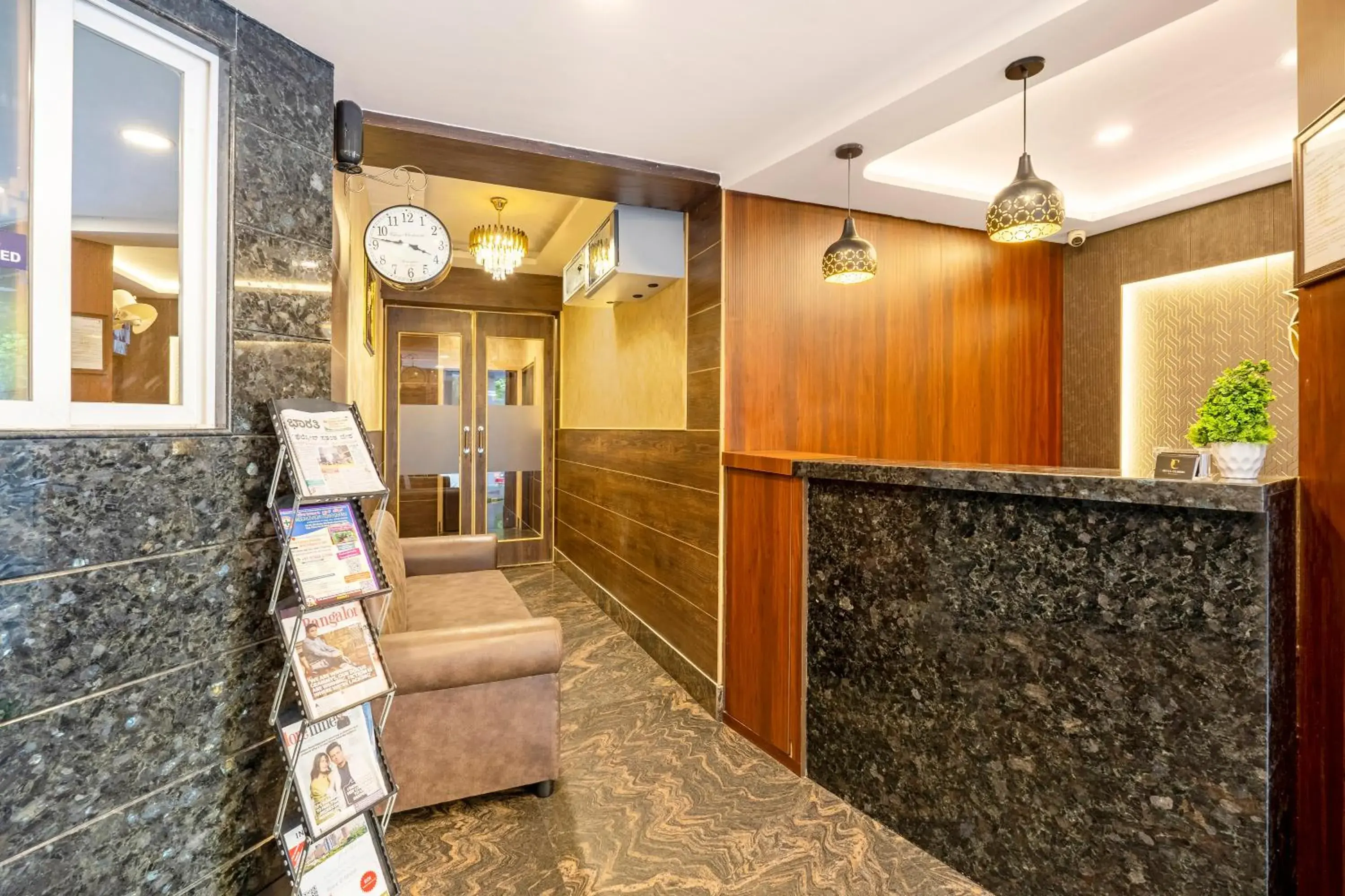 Lobby or reception in Hotel Classio Koramagala Lobby or reception in Hotel Classio Koramagala