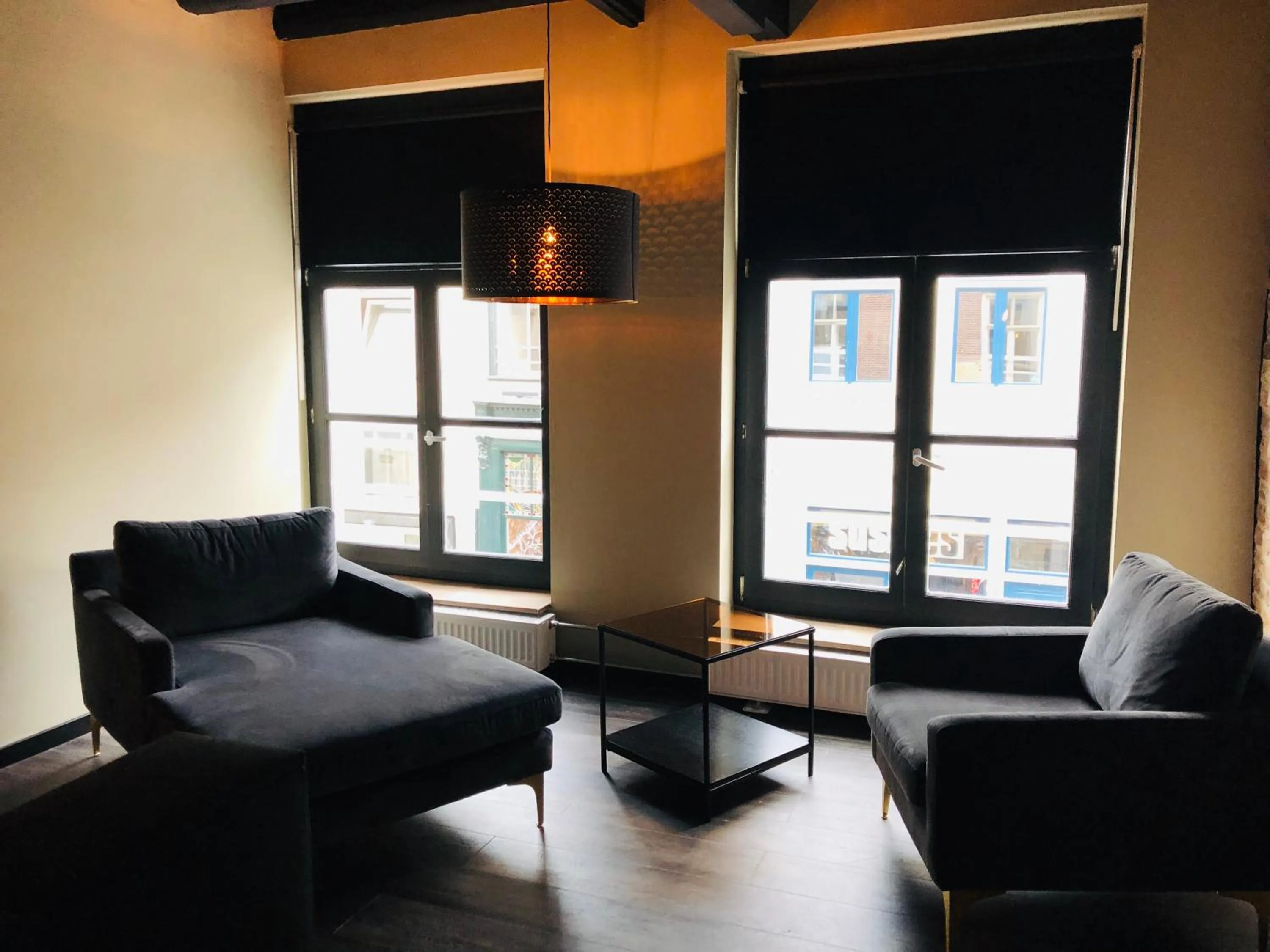 Seating area in Hotel de Prince