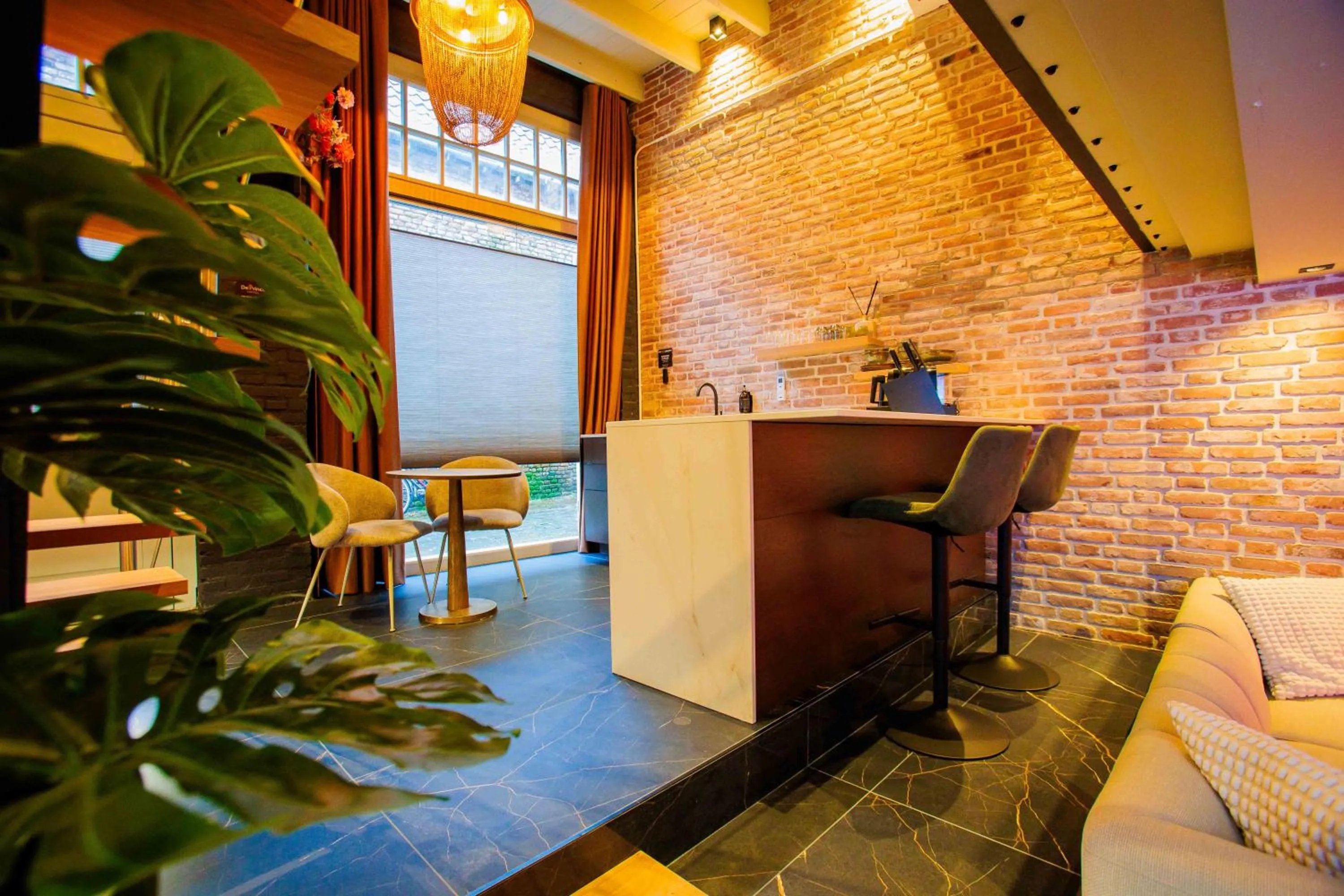 Kitchen or kitchenette in Hotel de Prince