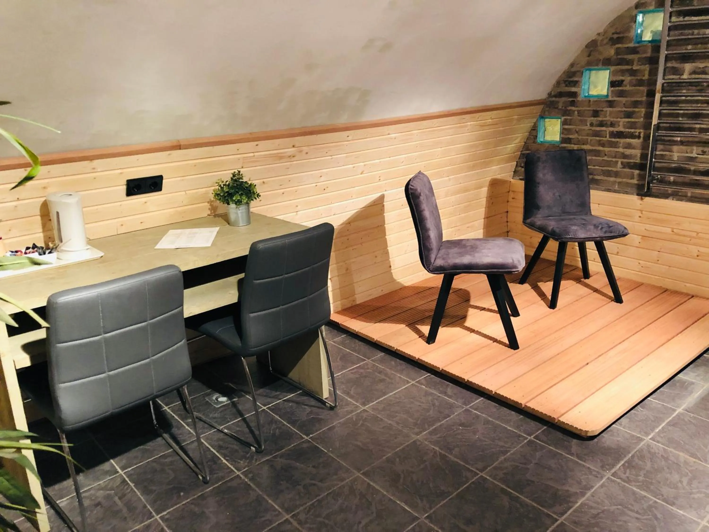 Seating area in Hotel de Prince