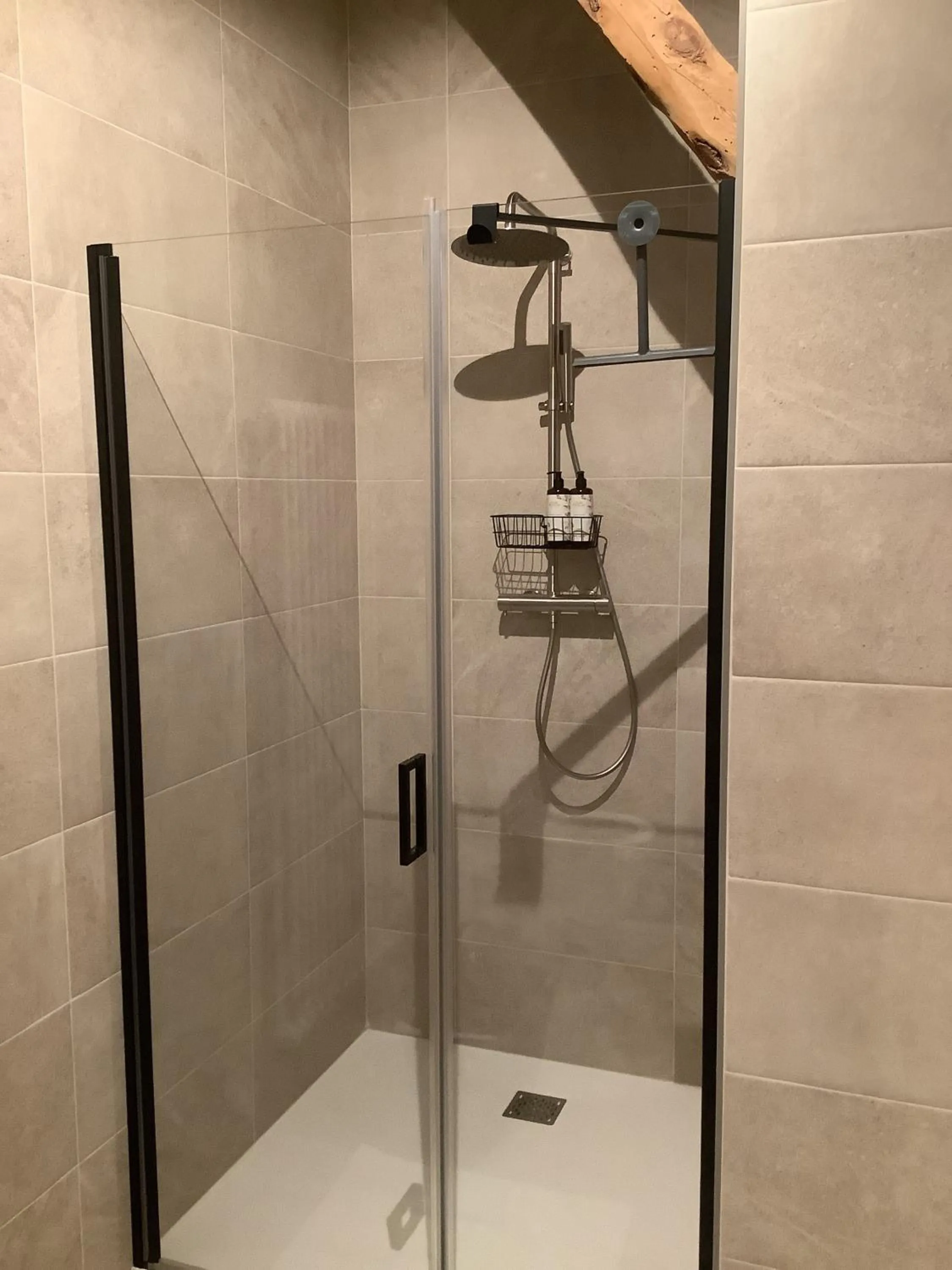 Shower in Hotel Finca La Mixtura, Restaurant Mélange