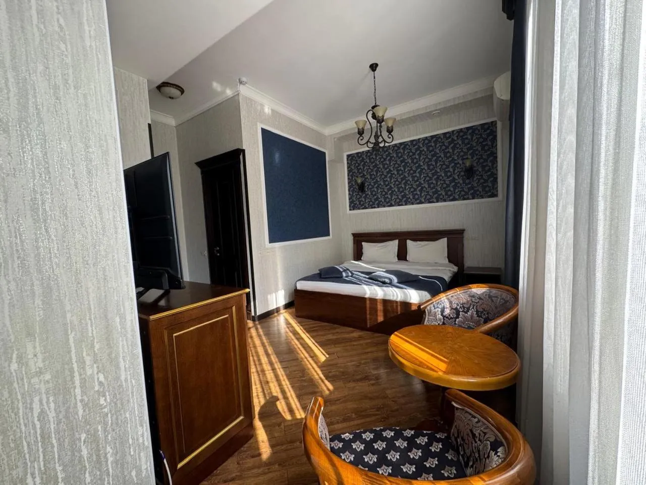 Bed in Renesans in Yerevan hotel