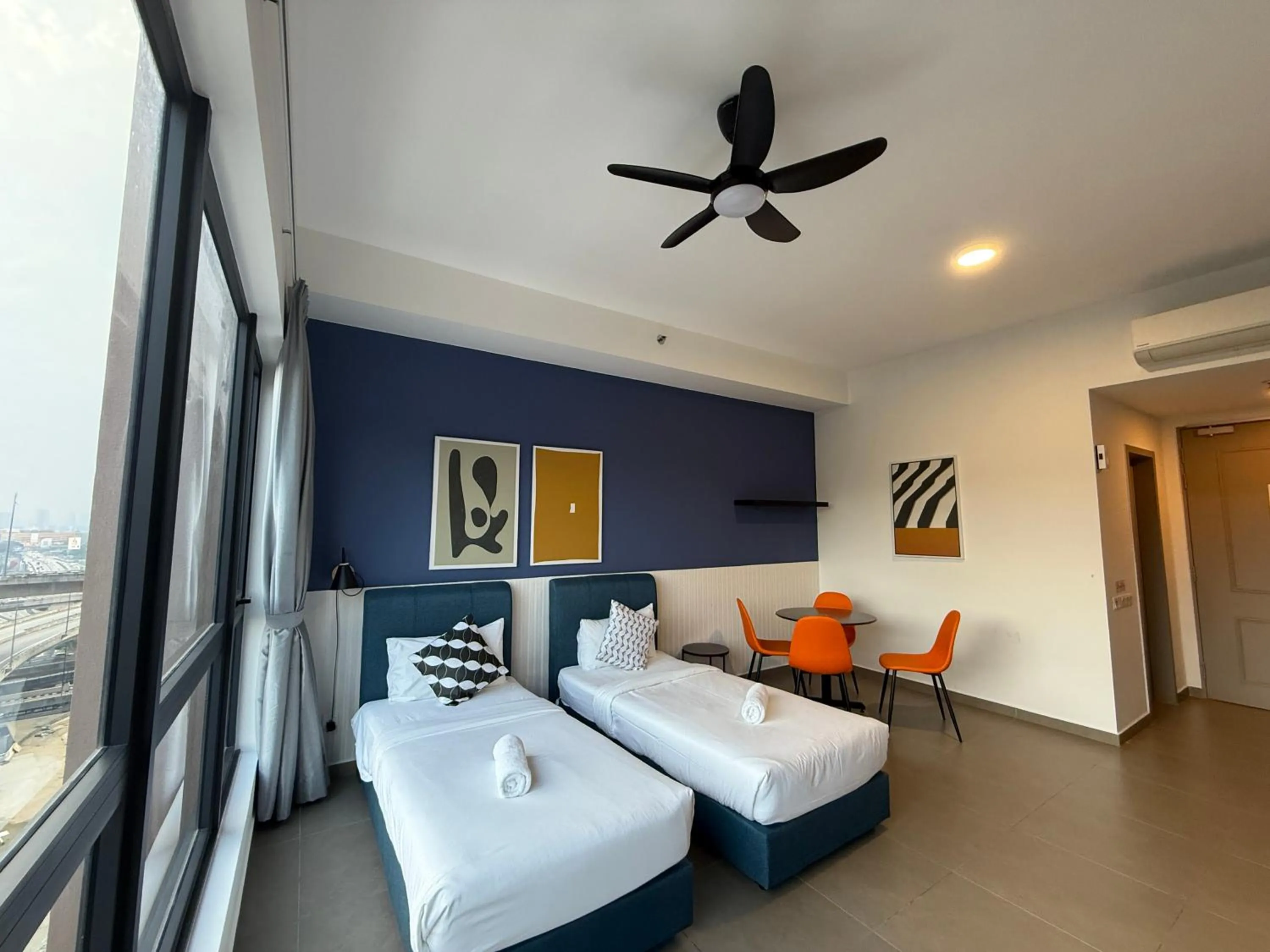 Bed in Mossaz Leisure Suites Kuala Lumpur